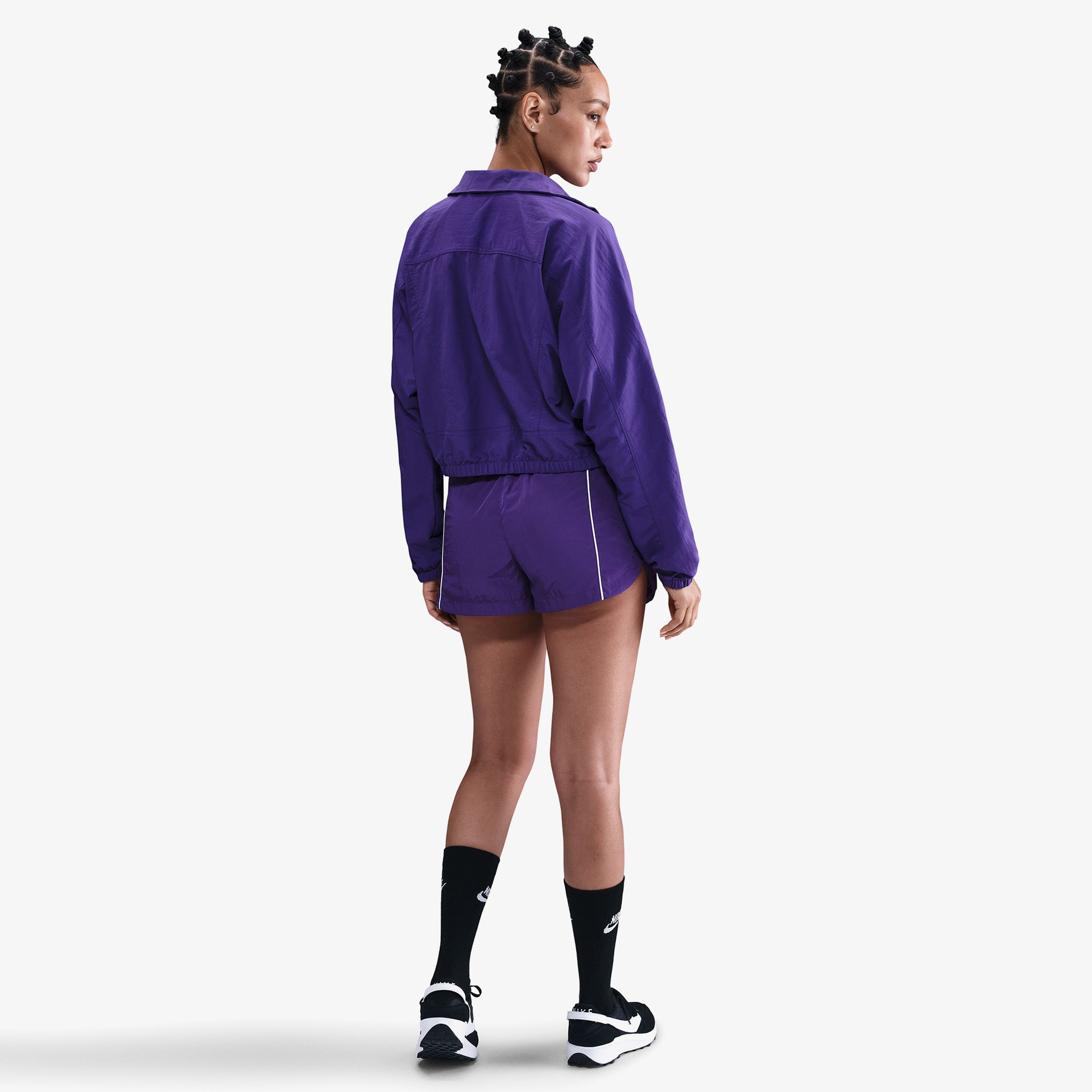 Nike Sportswear Everything Woven Repel Kadın Mor Ceket