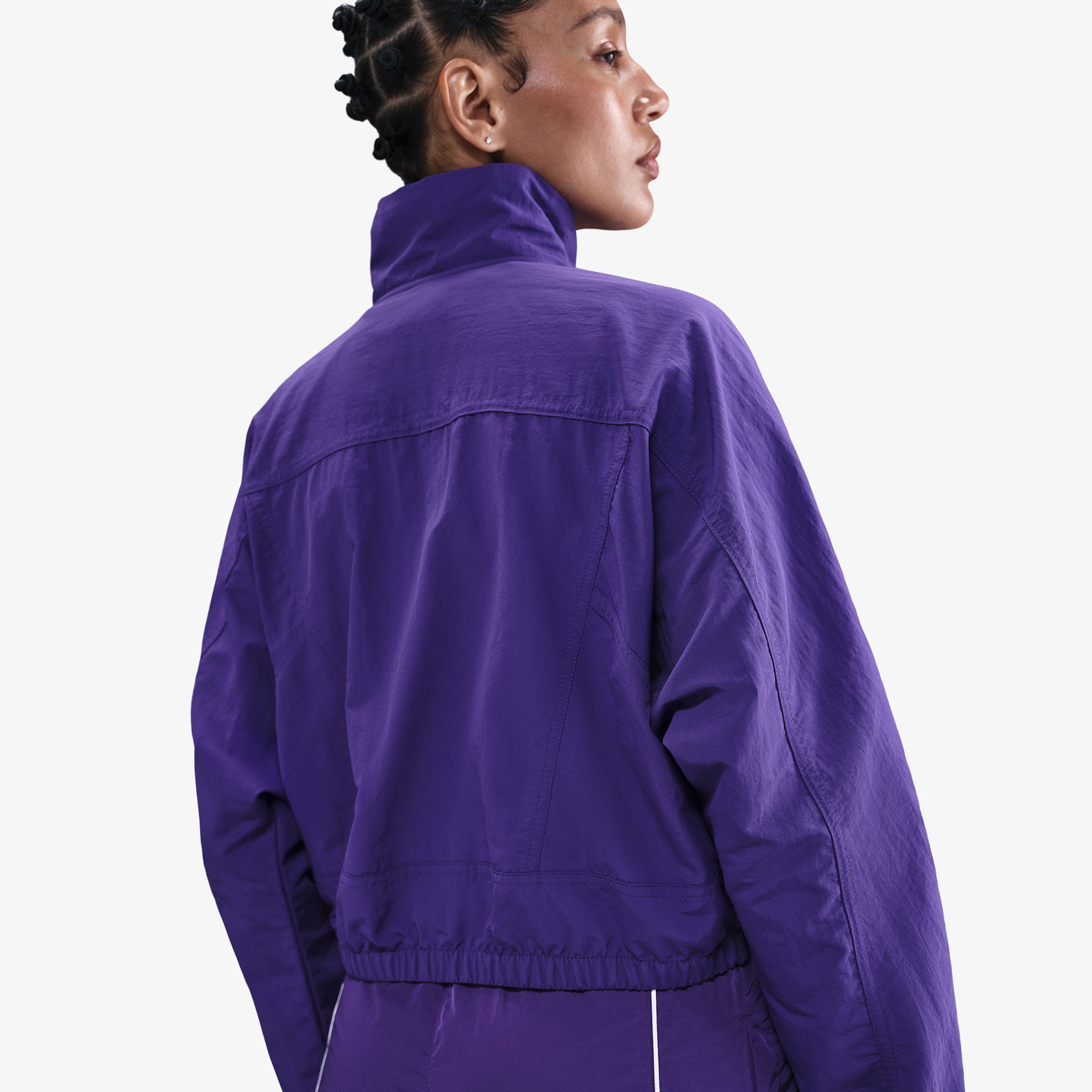 Nike Sportswear Everything Woven Repel Kadın Mor Ceket