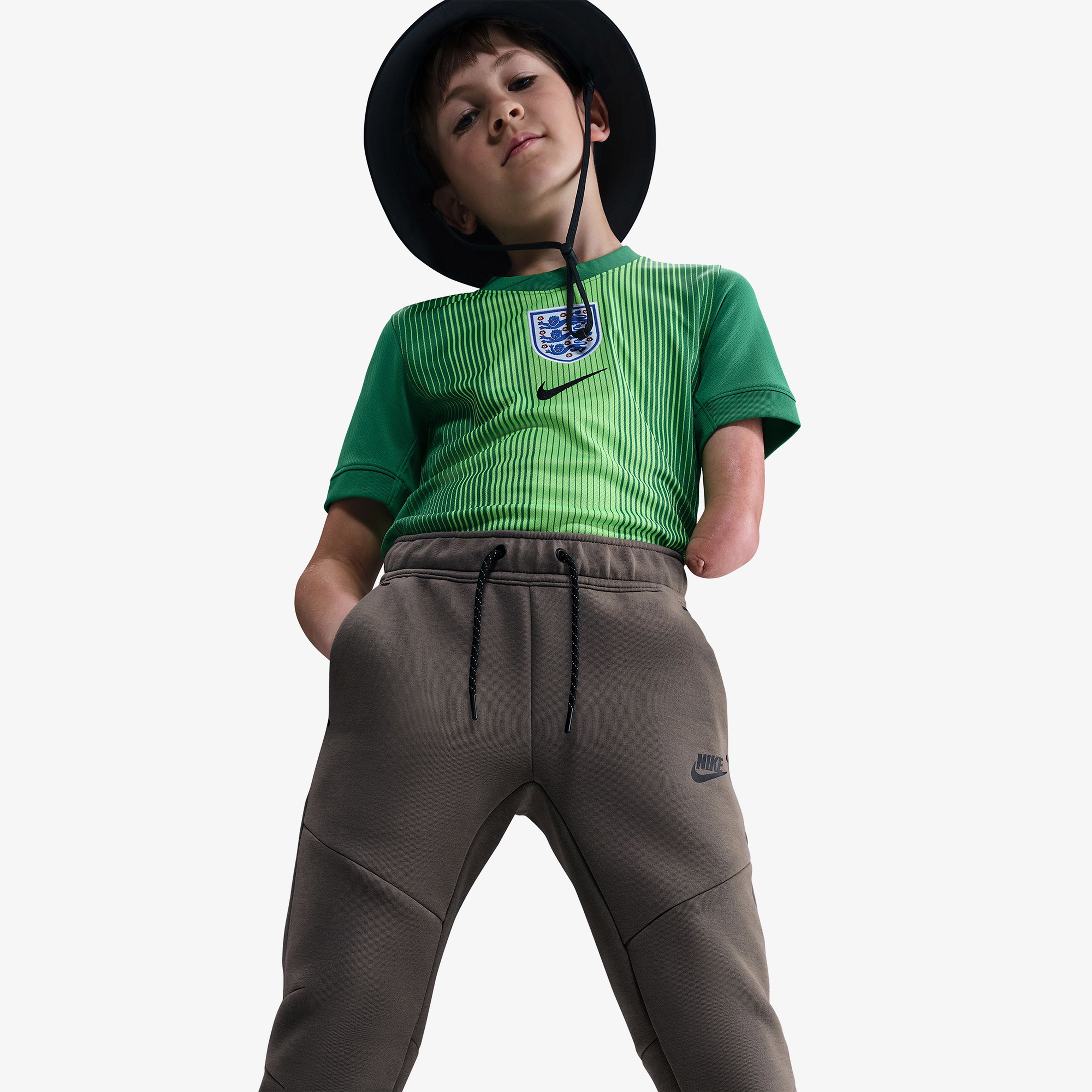 Nike Sportswear Tech Fleece Çocuk Kahverengi Eşofman Altı