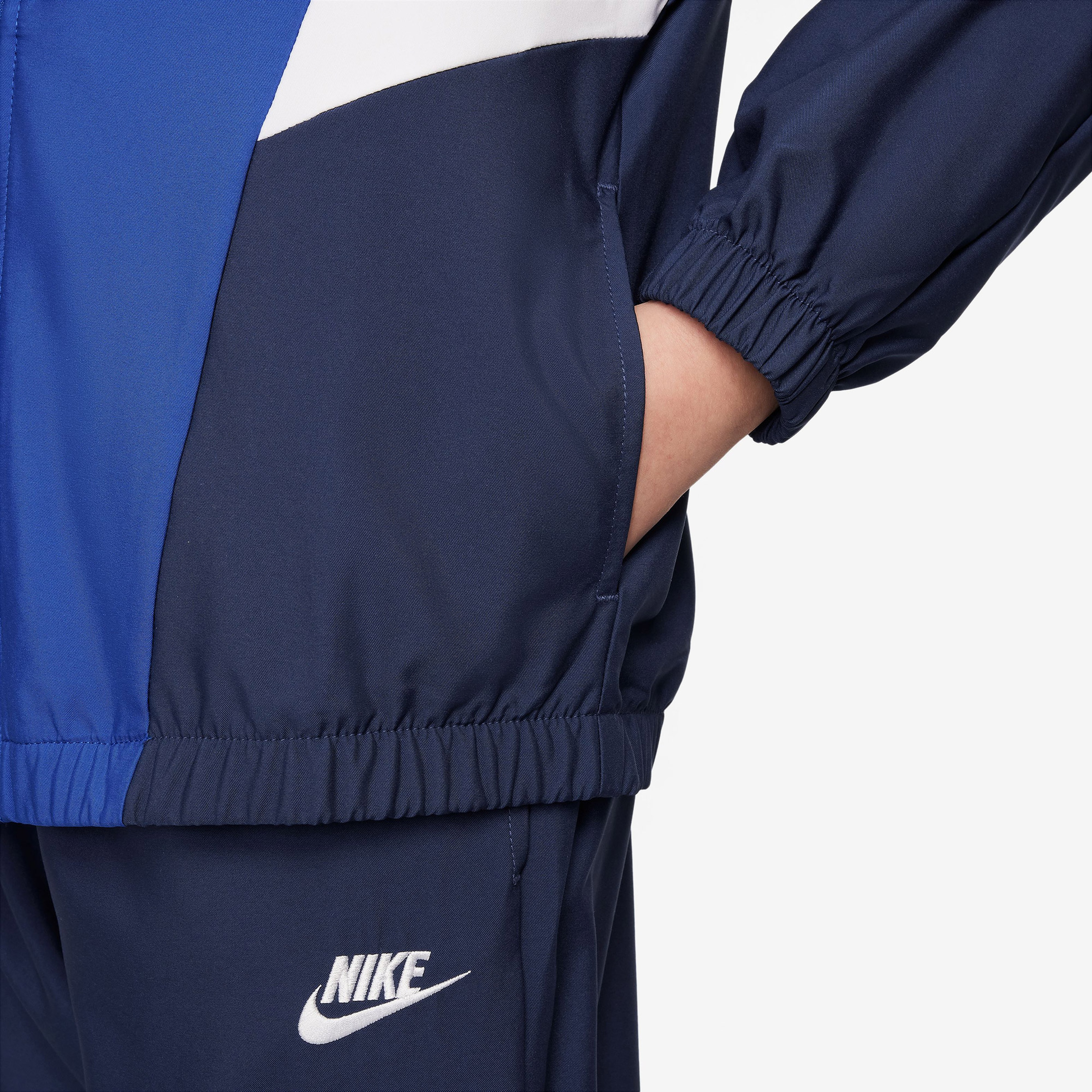 Nike Sportswear Woven Çocuk Lacivert Eşofman Takımı