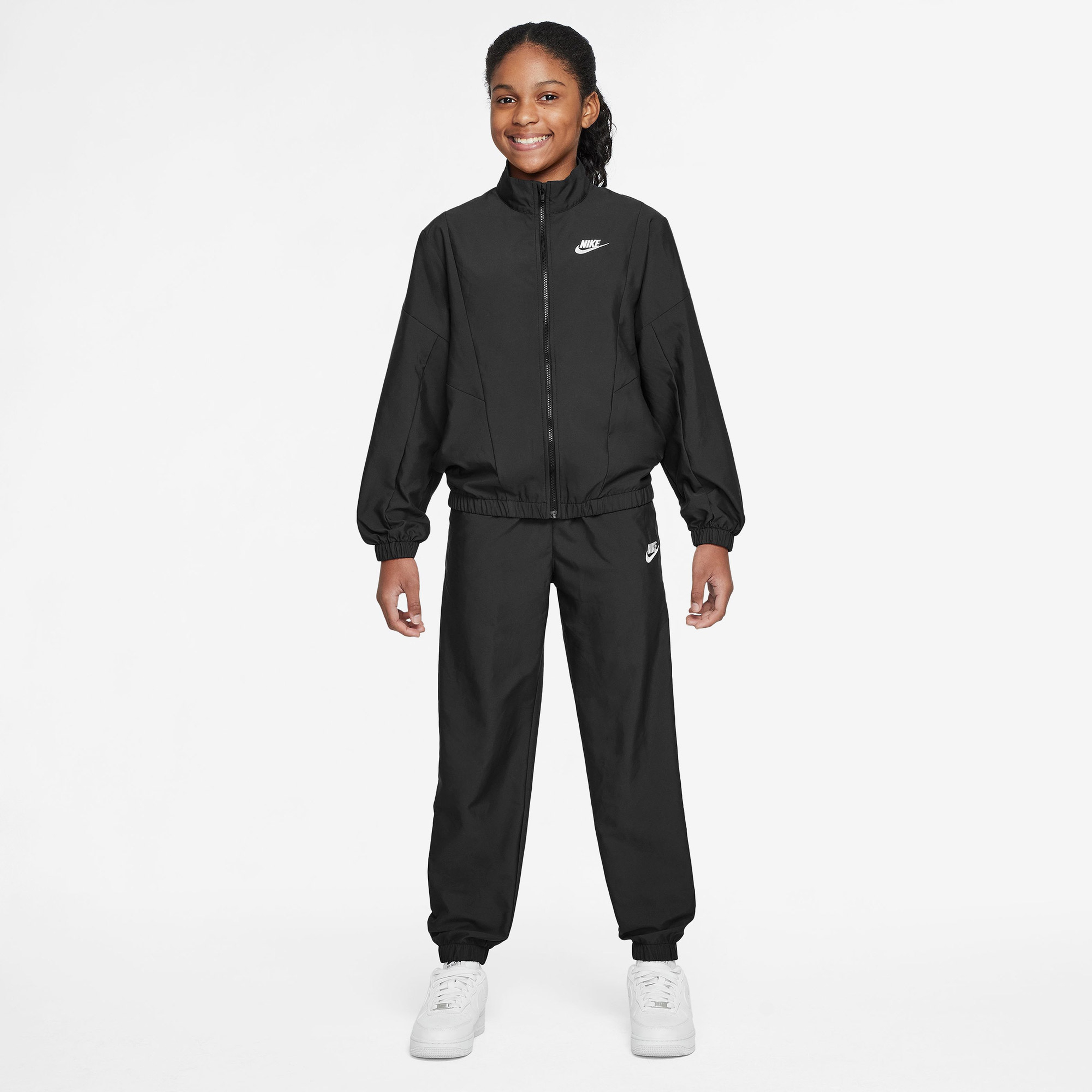 Nike Sportswear Woven Çocuk Siyah Eşofman Takımı