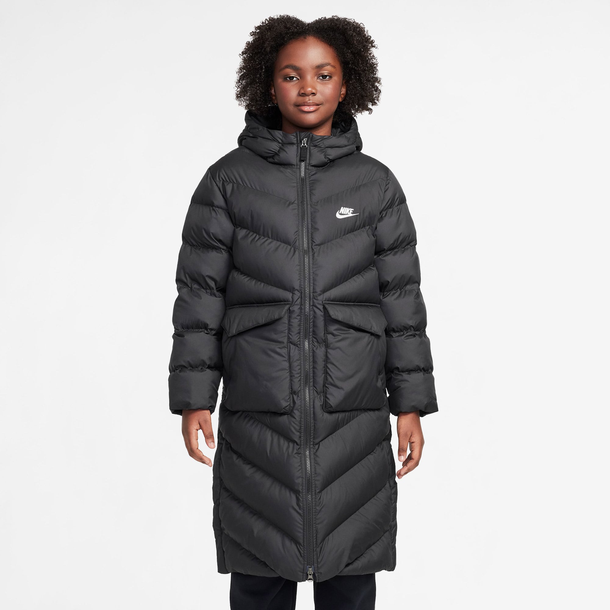 Nike Sportswear Therma Fit Çocuk Siyah Ceket