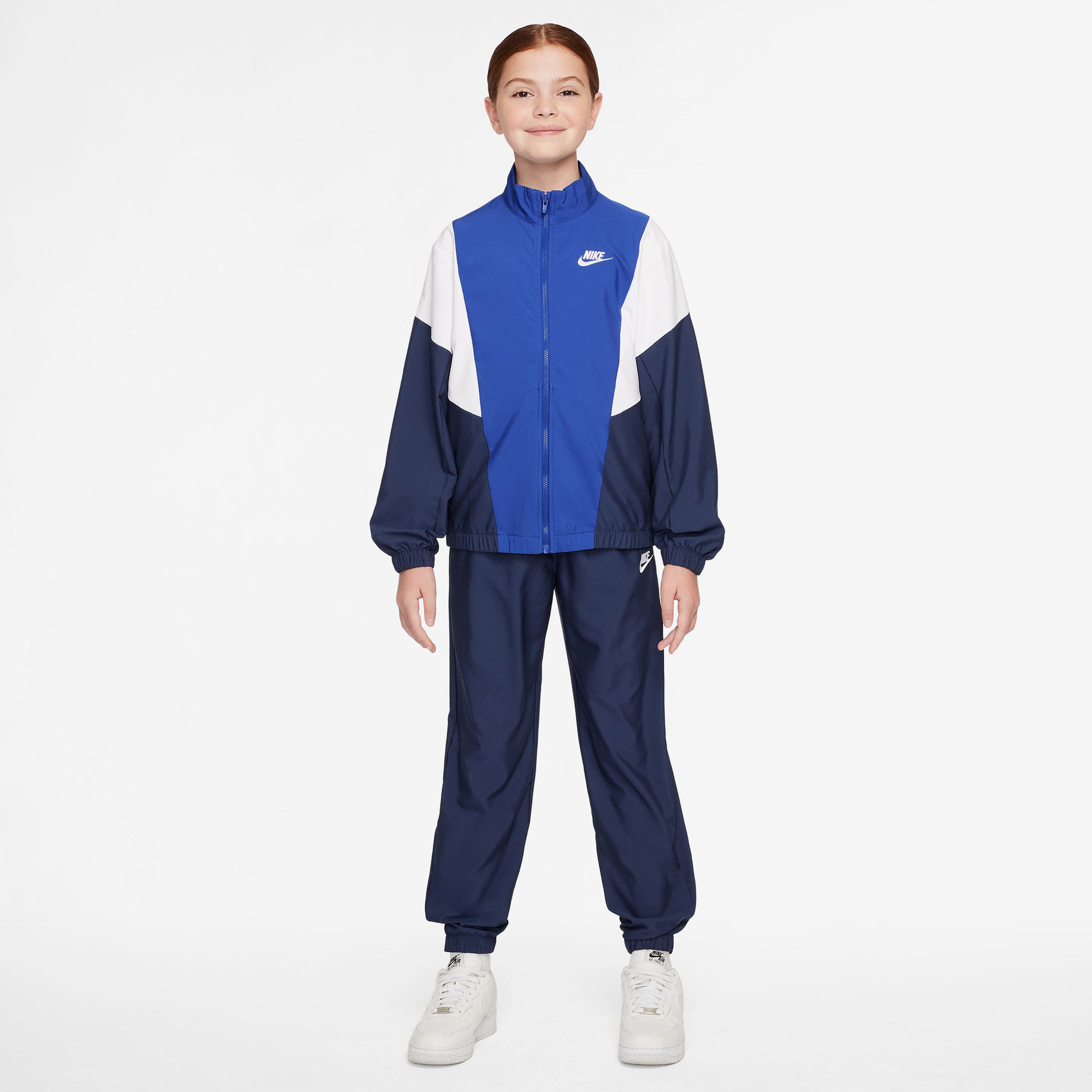 Nike Sportswear Woven Çocuk Lacivert Eşofman Takımı