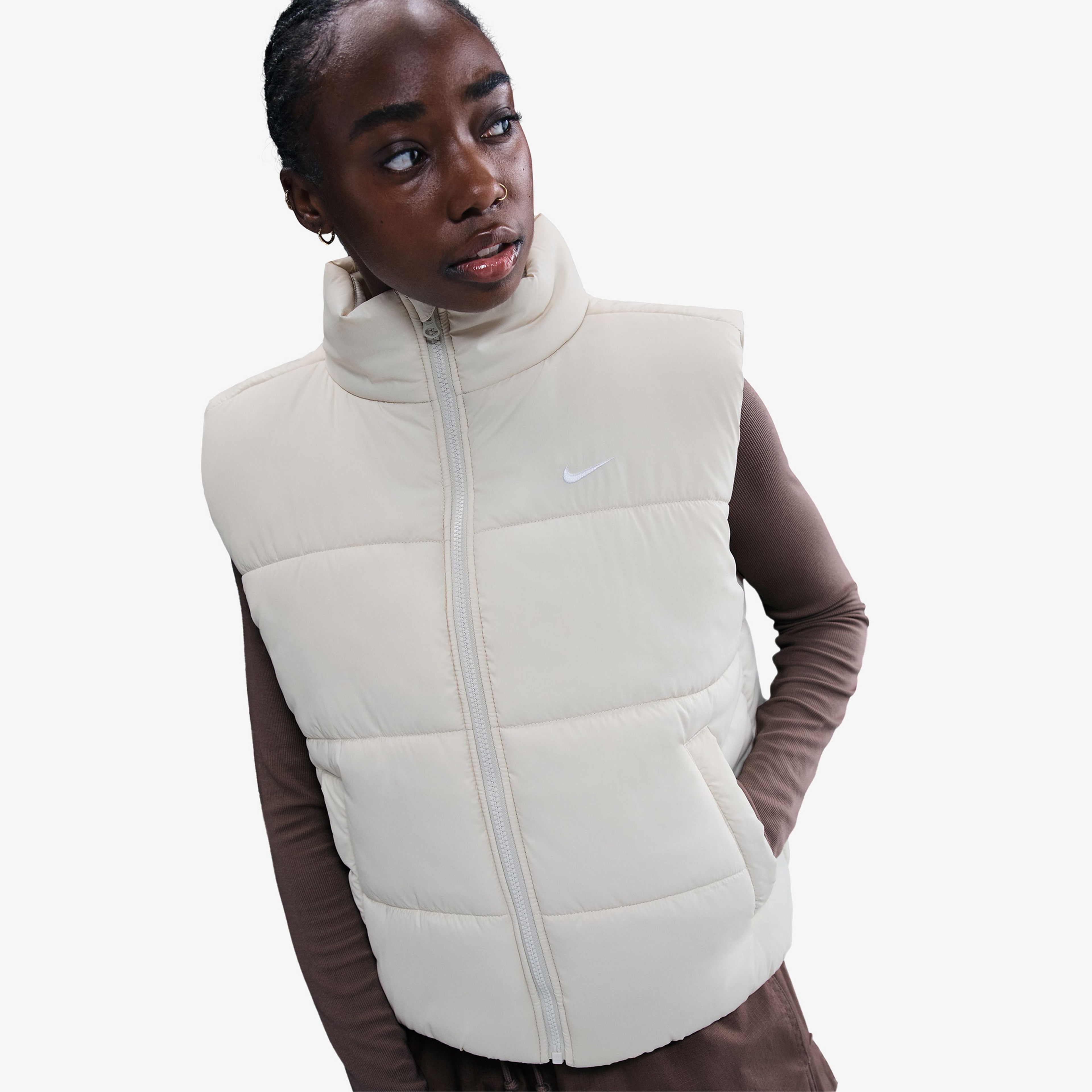 Nike Sportswear Classic Puffer Kadın Siyah Yelek