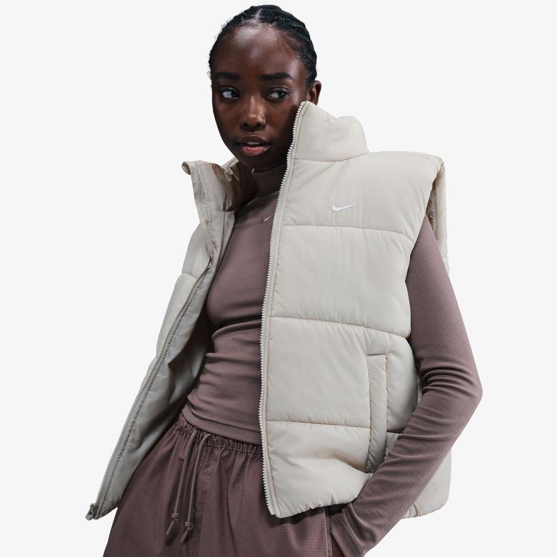 Nike Sportswear Classic Puffer Kadın Siyah Yelek