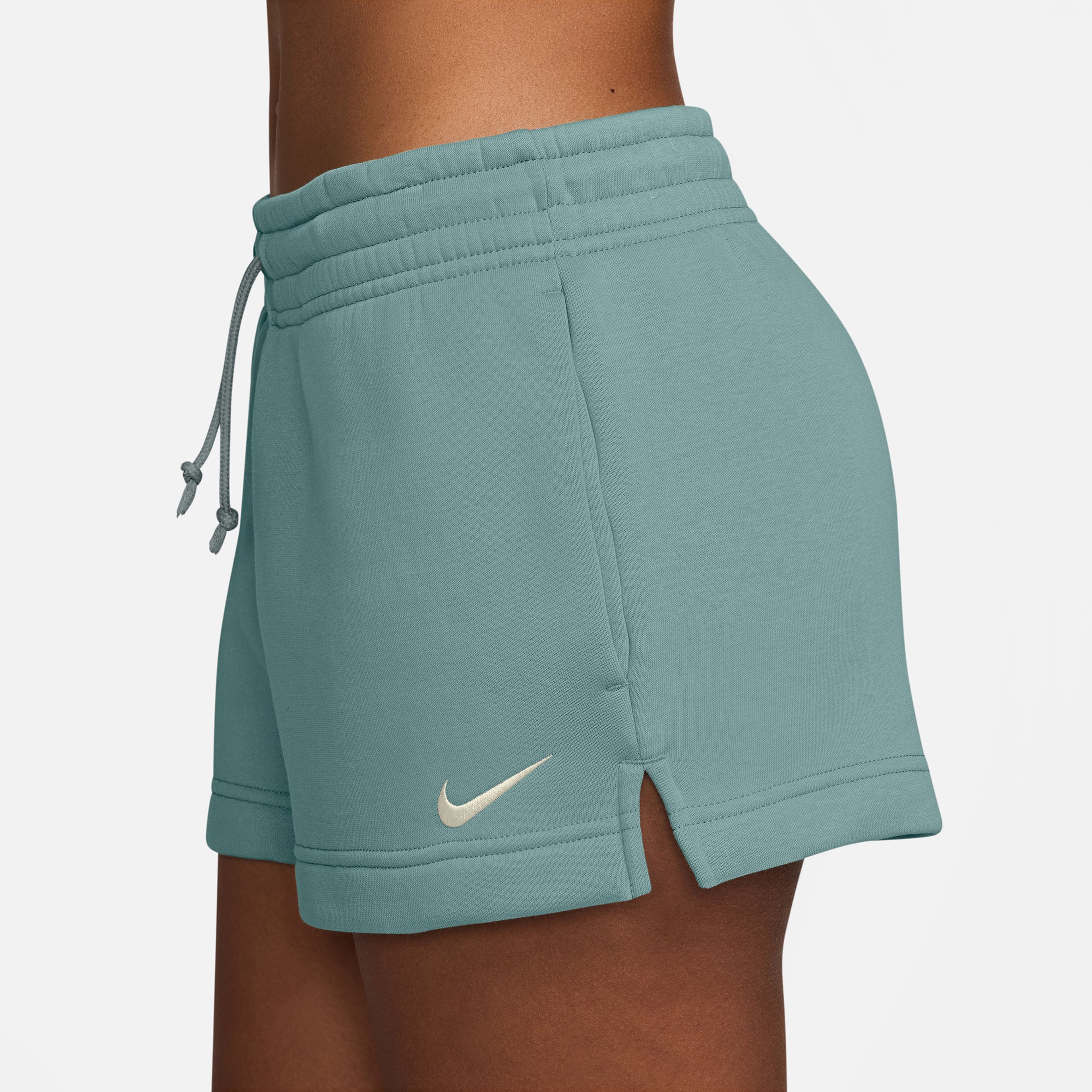 Nike Sportswear Phoenix Fleece 5cm Kadın Yeşil Şort