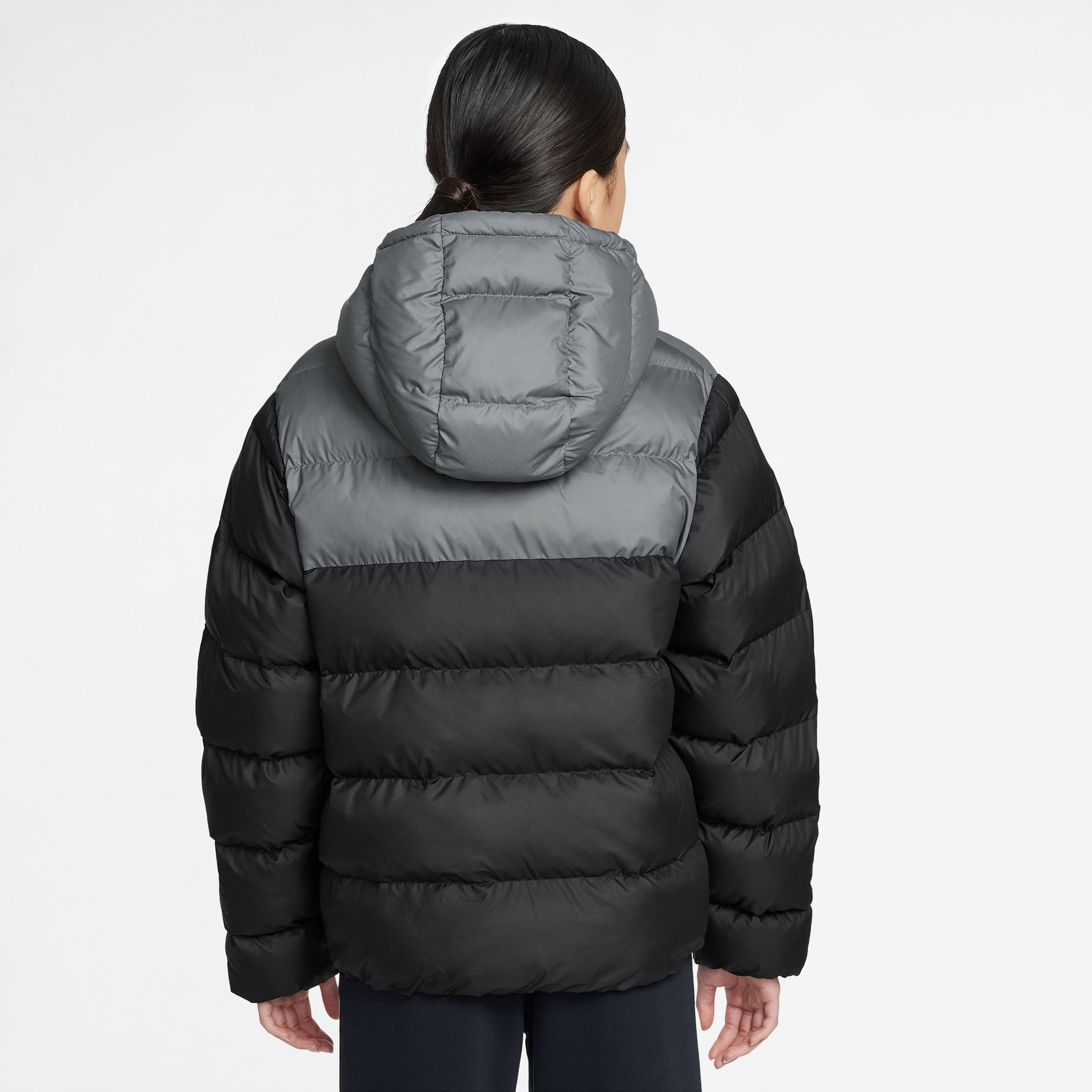 Nike Sportswear All Day Play Therma Fit Colorblock Çocuk Siyah Mont