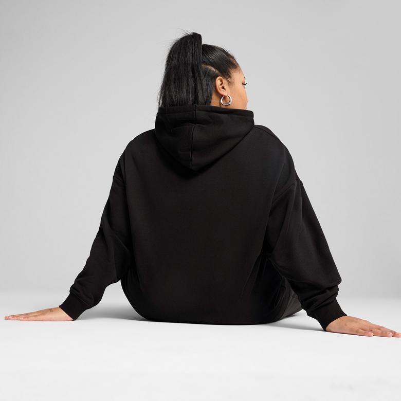 Puma Essential Small No. 1 Logo  Kadın Siyah Sweatshirt