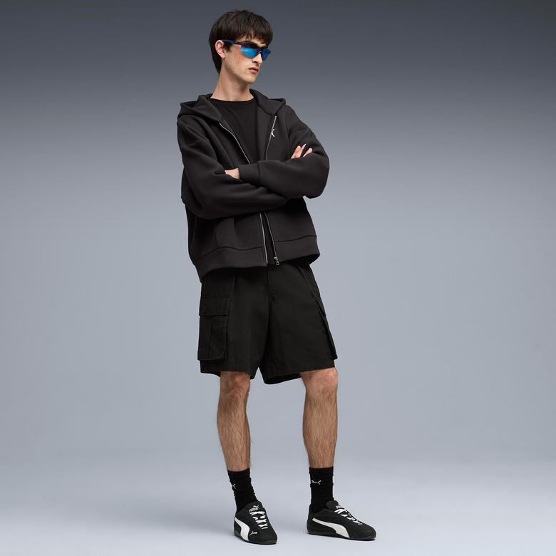 Puma Wardrobe Essential Full-Zip  Erkek Siyah Sweatshirt