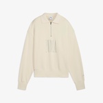Puma Premium Essential Polo Crew Kadın Siyah Sweatshirt