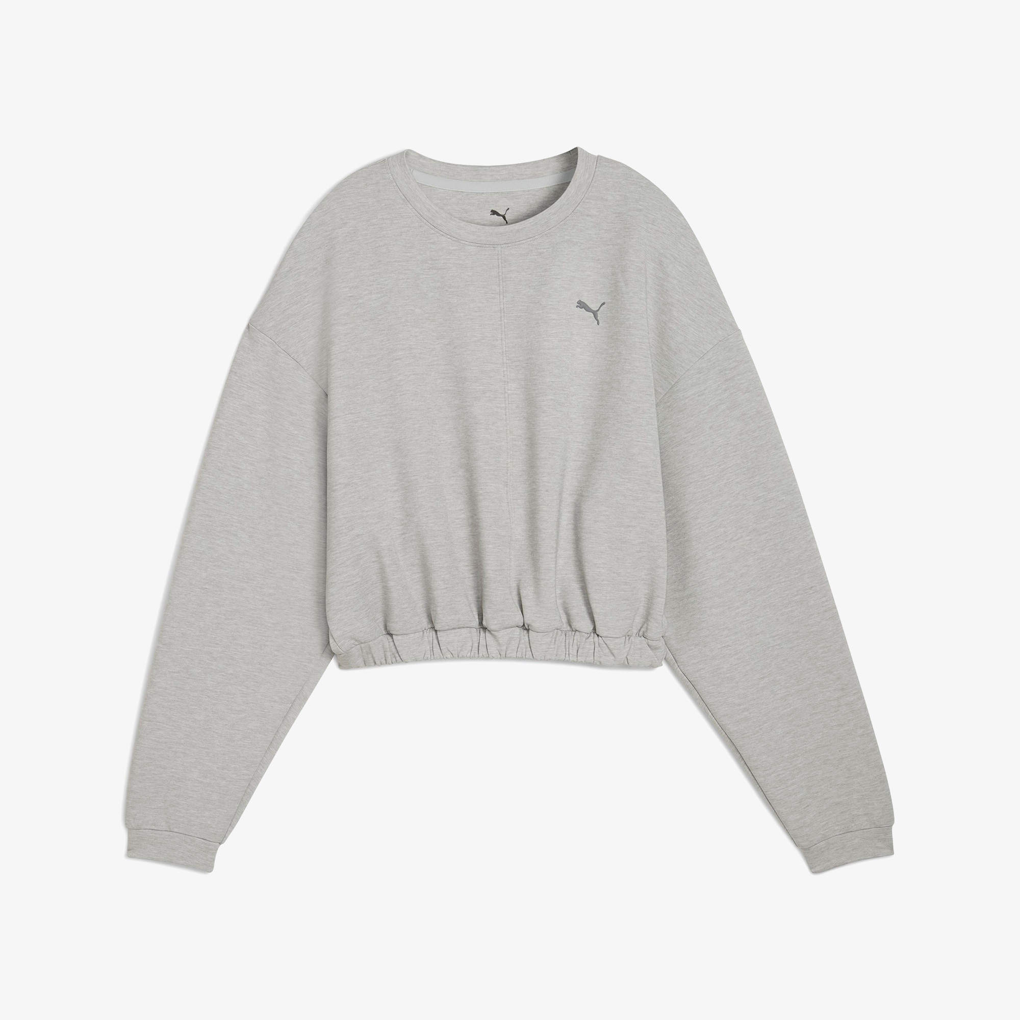 Puma Cloudspun Crew Kadın Gri Sweatshirt