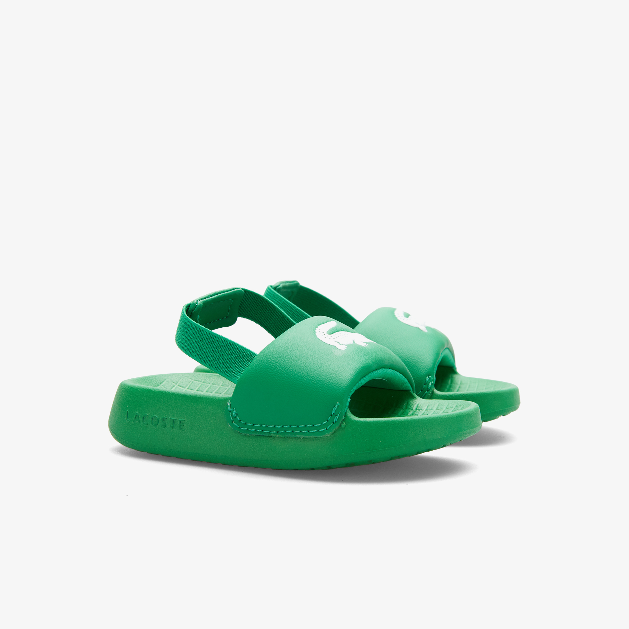 Lacoste Serve Slide 1.0 Çocuk Yeşil Sandalet