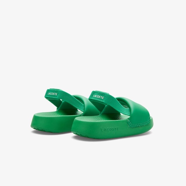 Lacoste Yeşil Lacoste Serve Slide 1.0 Sandalet