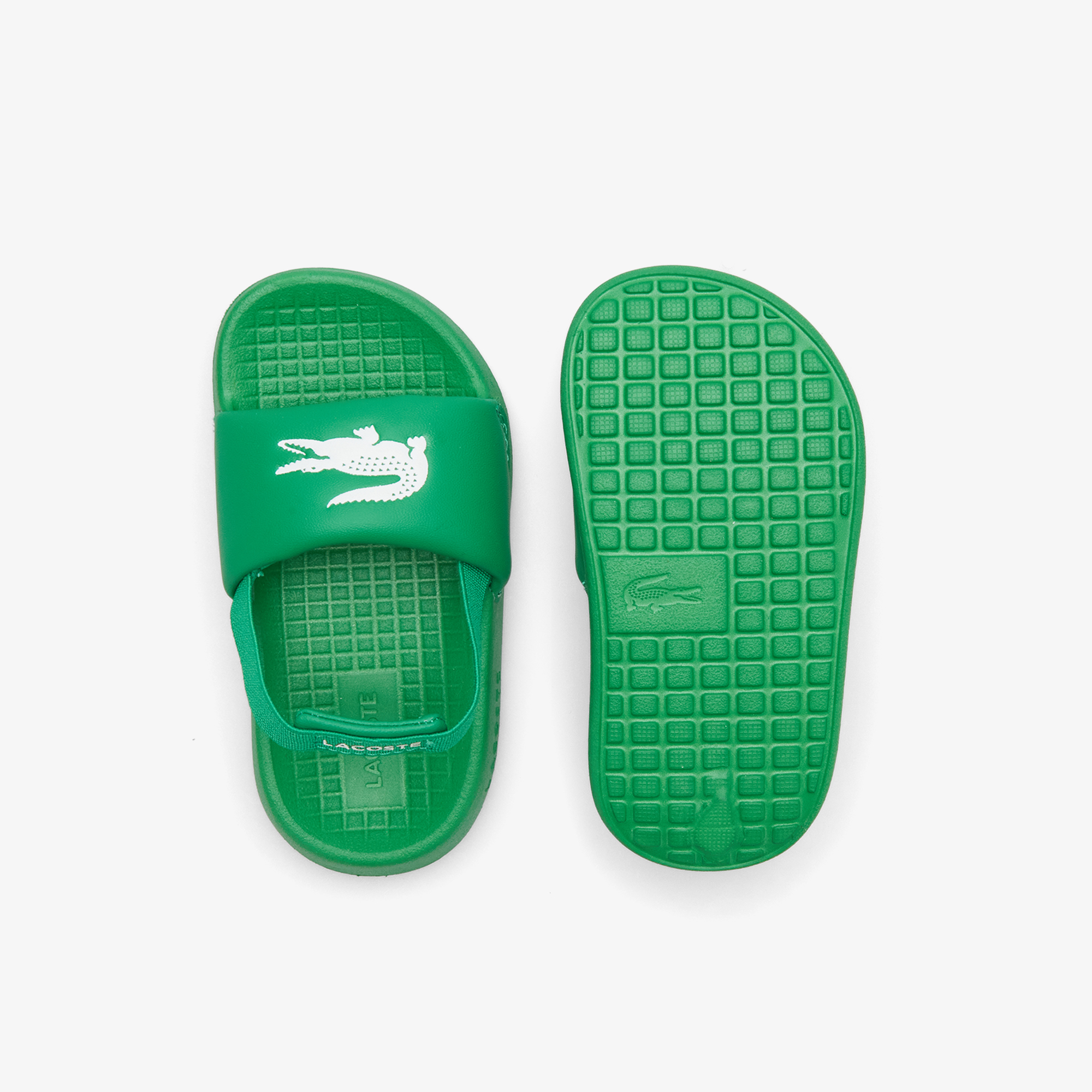 Lacoste Serve Slide 1.0 Çocuk Yeşil Sandalet