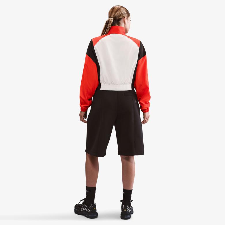 Nike Sportswear Classics Woven Remix Kadın Krem Rengi T-Shirt