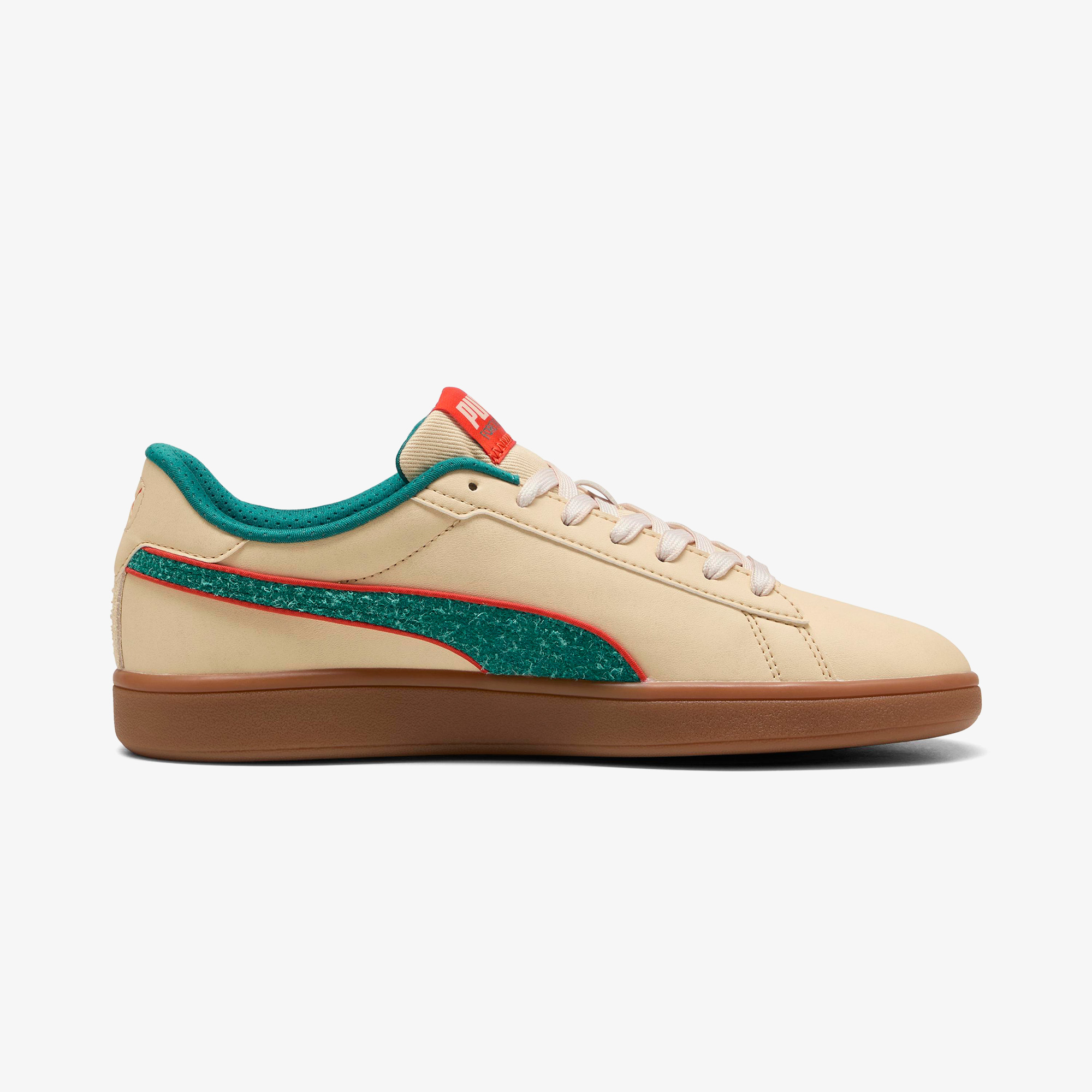 Puma  Smash 3.0 Retro Run Erkek Bej Spor Ayakkabı