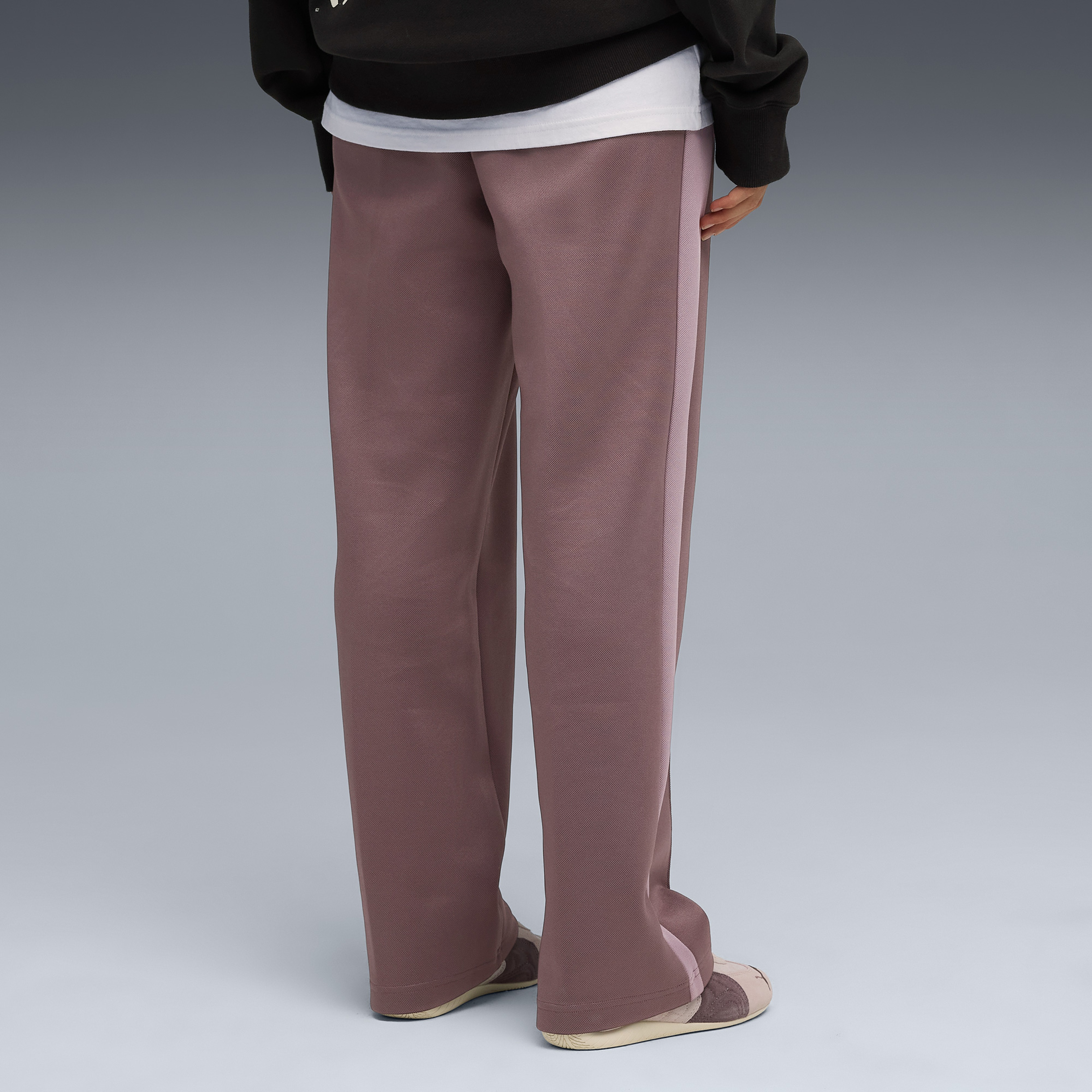 Puma T7 Always On Straight  Kadın Bordo Eşofman Altı