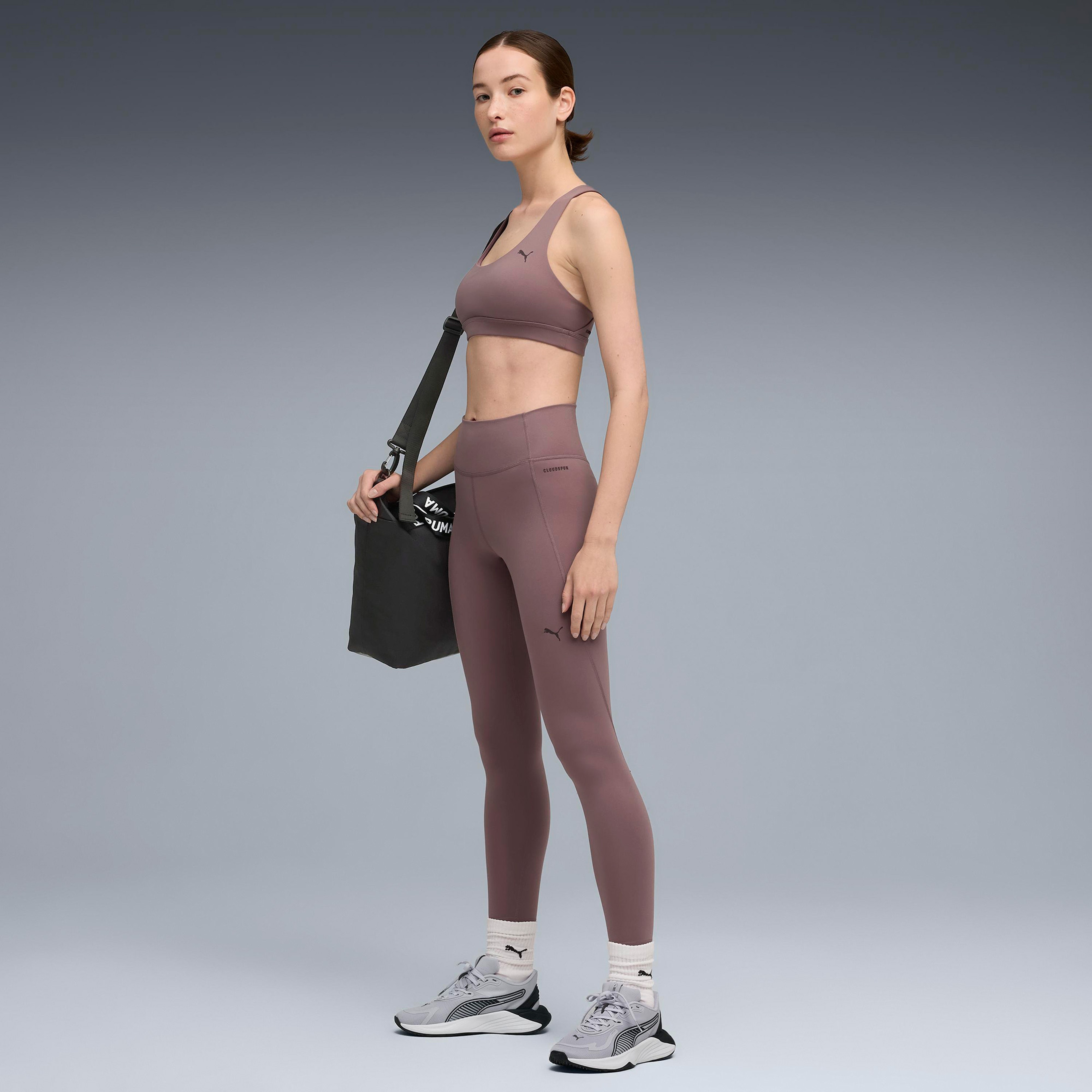 Puma Cloudspun Bra - Mıd Kadın Bordo Bra