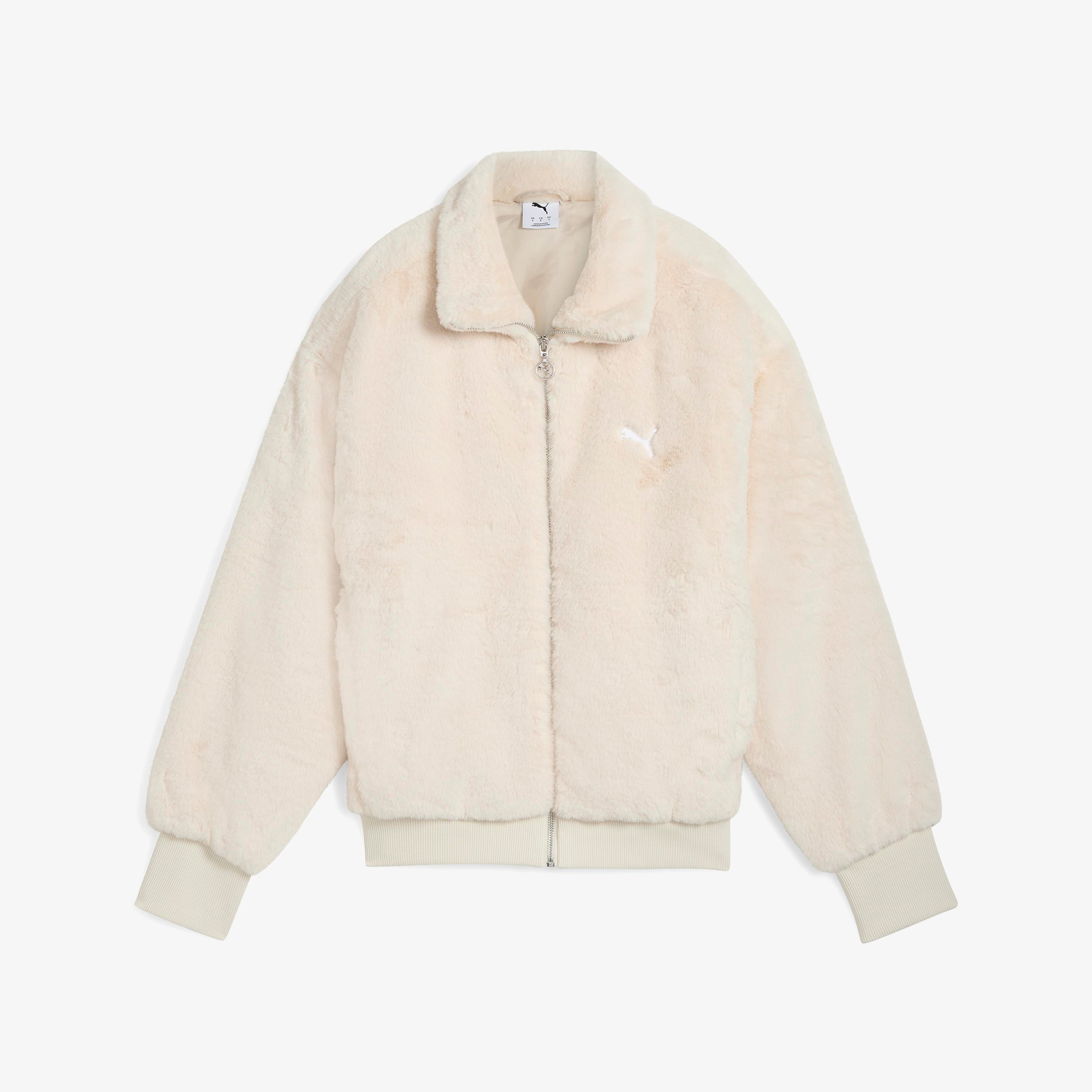 Puma Soft Fleece Kadın Siyah Ceket