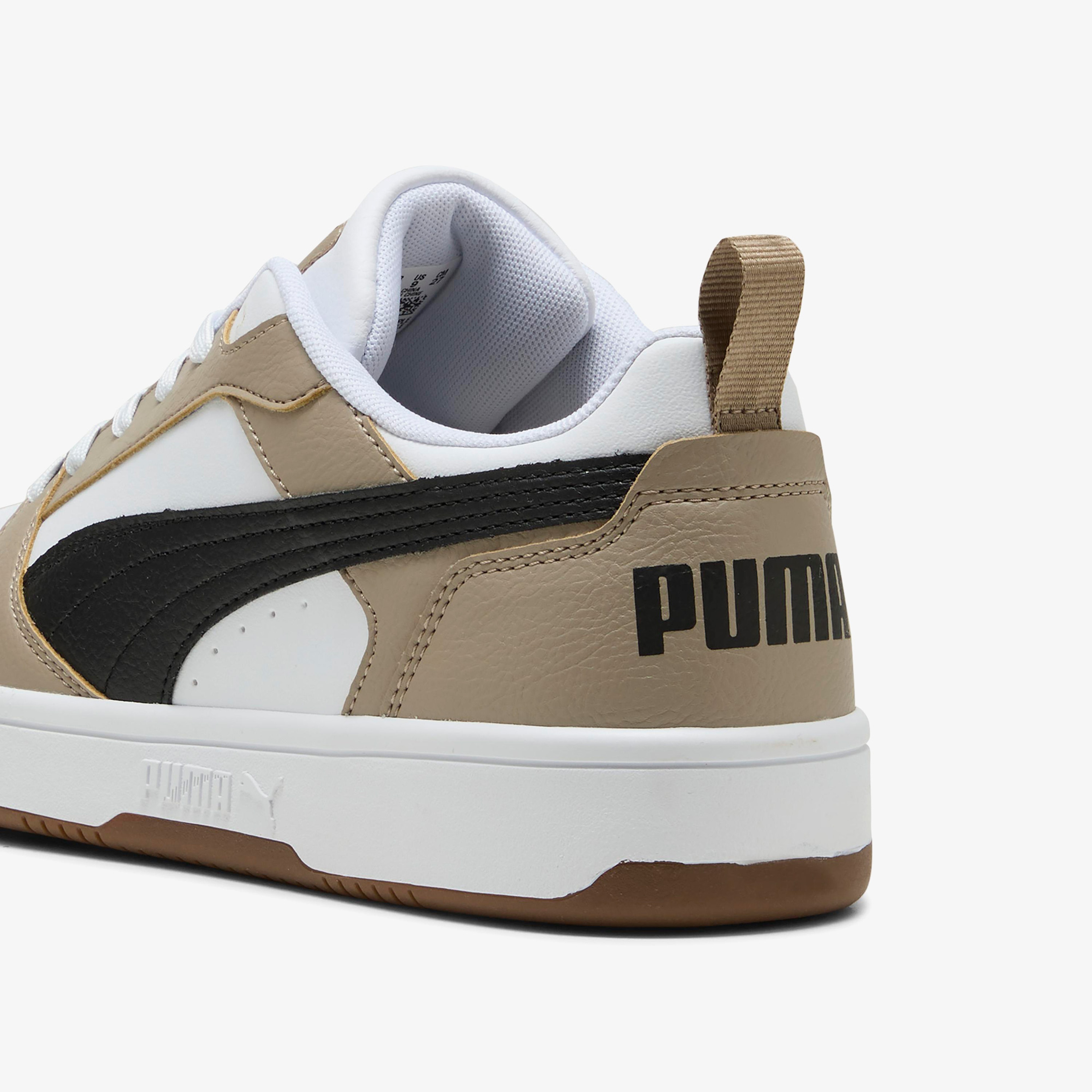Puma Rebound V6 Low Erkek Bej Spor Ayakkabı