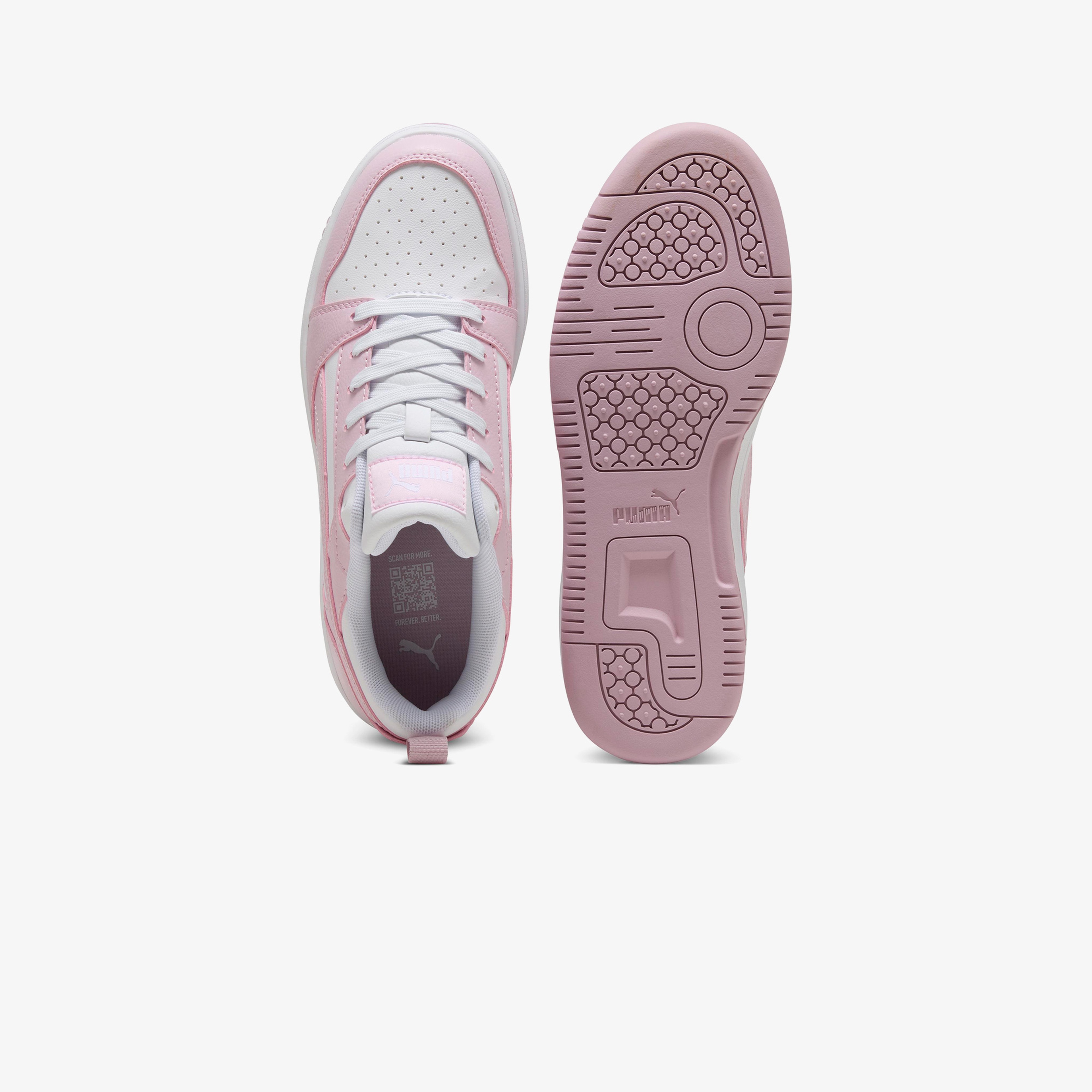 Puma Rebound V6 Low Kadın Pembe Spor Ayakkabı