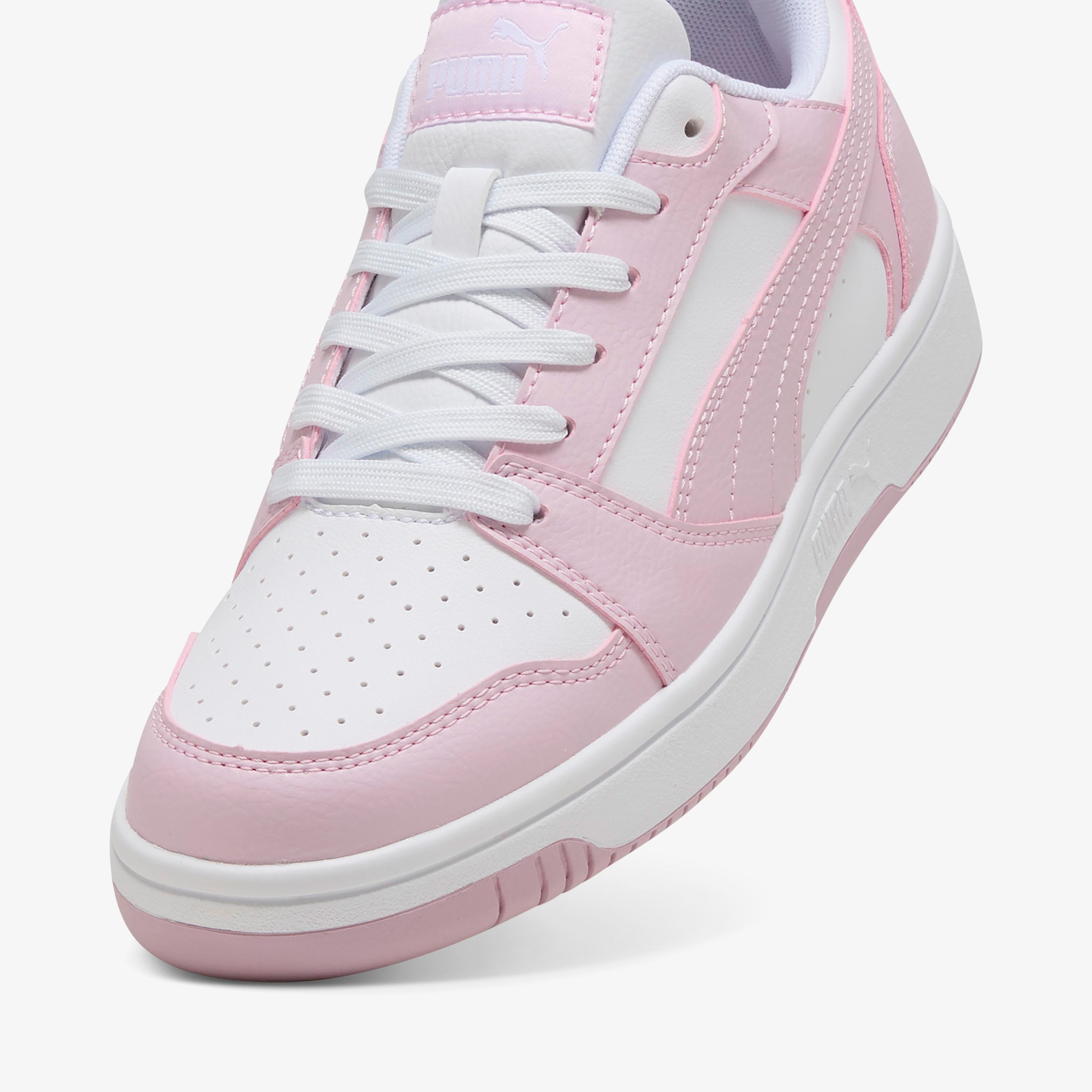 Puma Rebound V6 Low Kadın Pembe Spor Ayakkabı