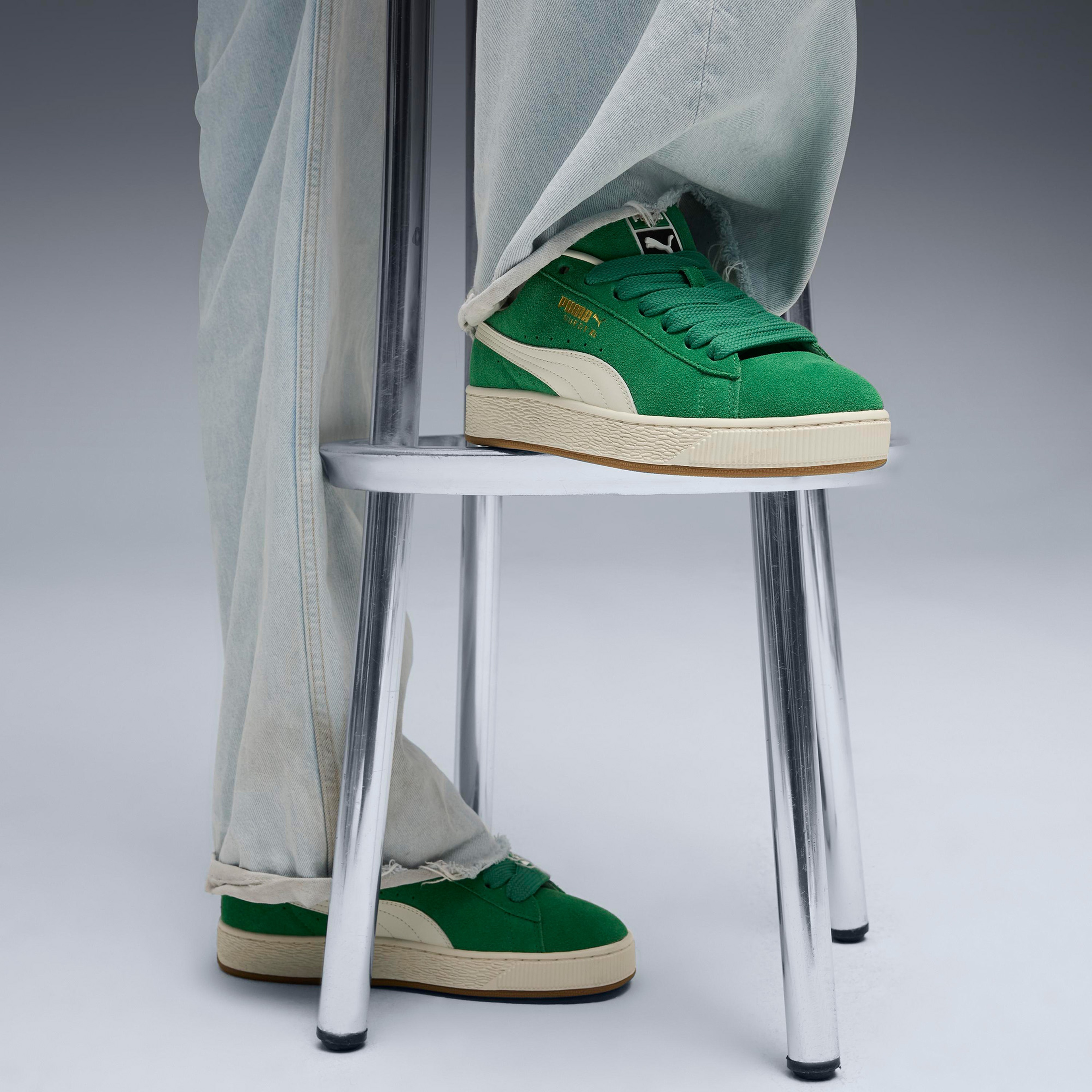 Puma Suede Xl Erkek Yeşil Spor Ayakkabı