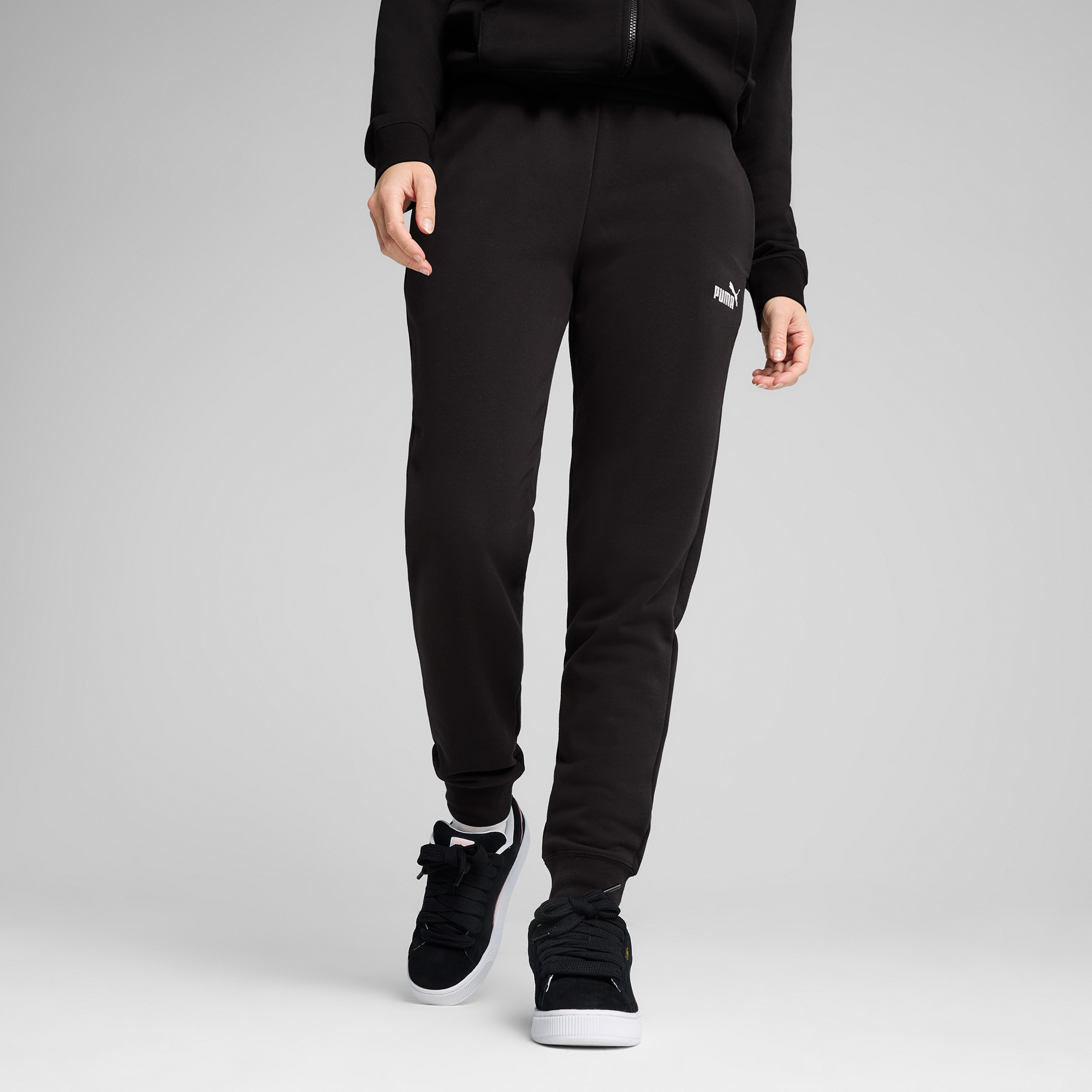 Puma Ess No. 1 Logo Sweat Kadın Siyah Pantolon