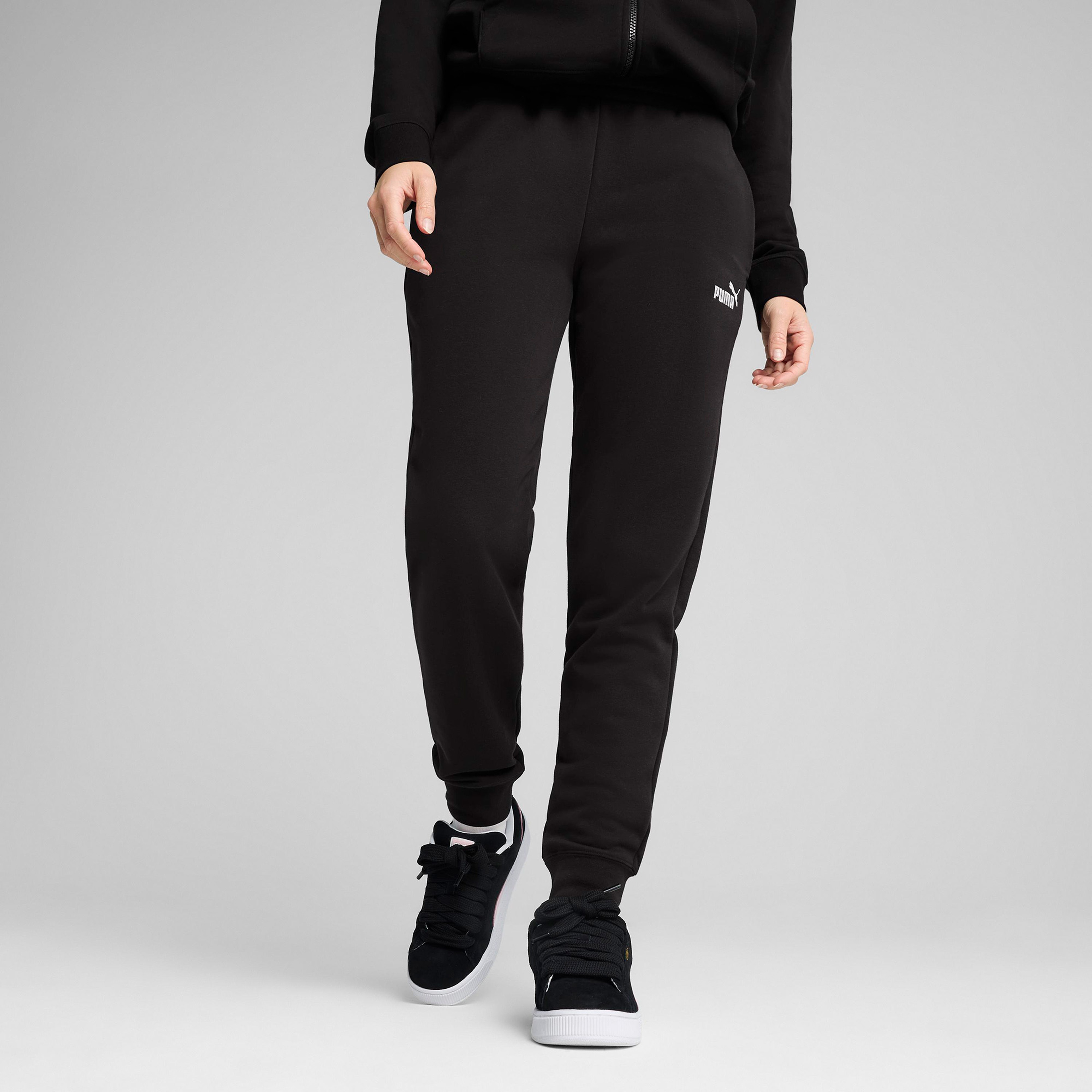 Puma Ess No. 1 Logo Sweat Kadın Siyah Pantolon