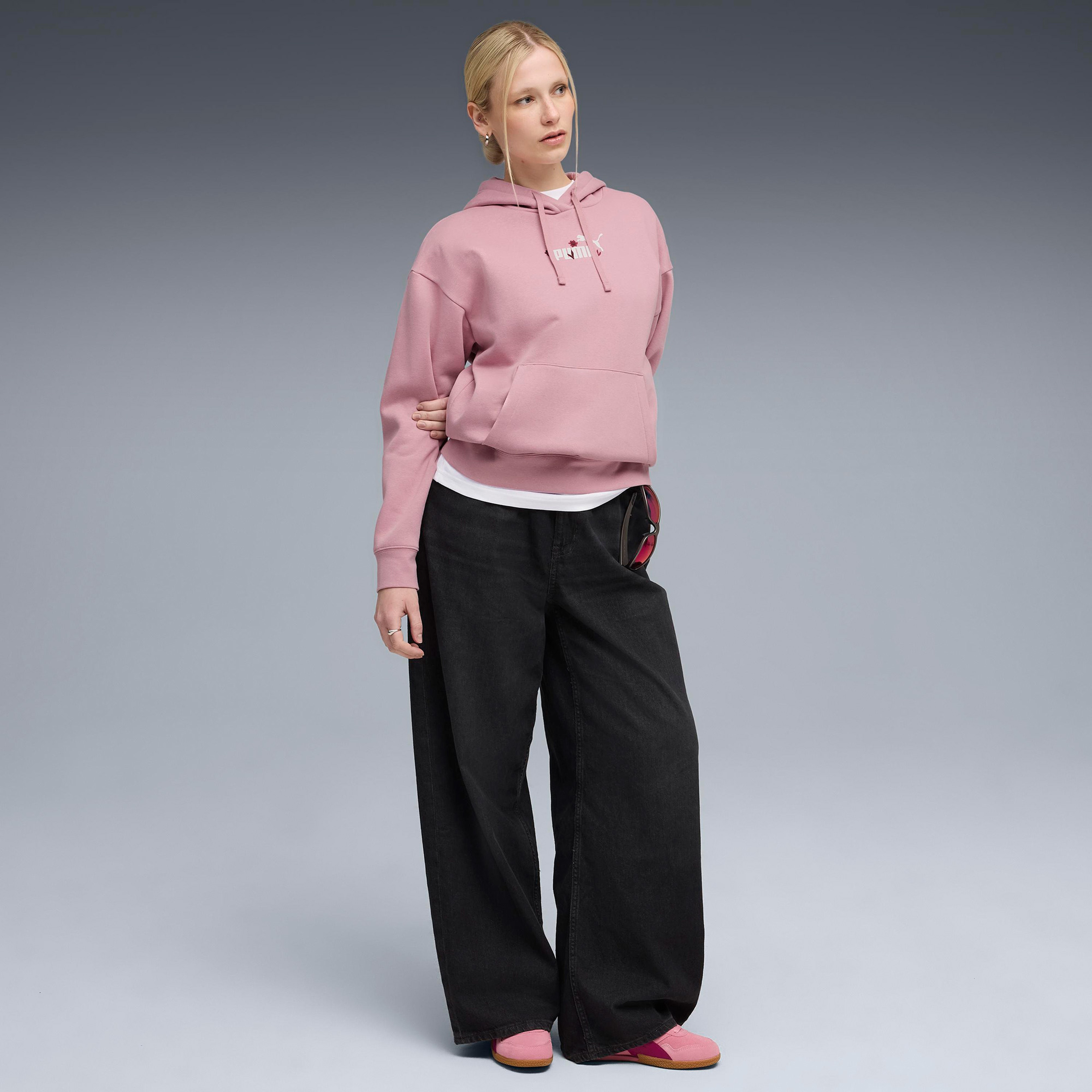 Puma Essential NATURE 2.0  Kadın Pembe Sweatshirt