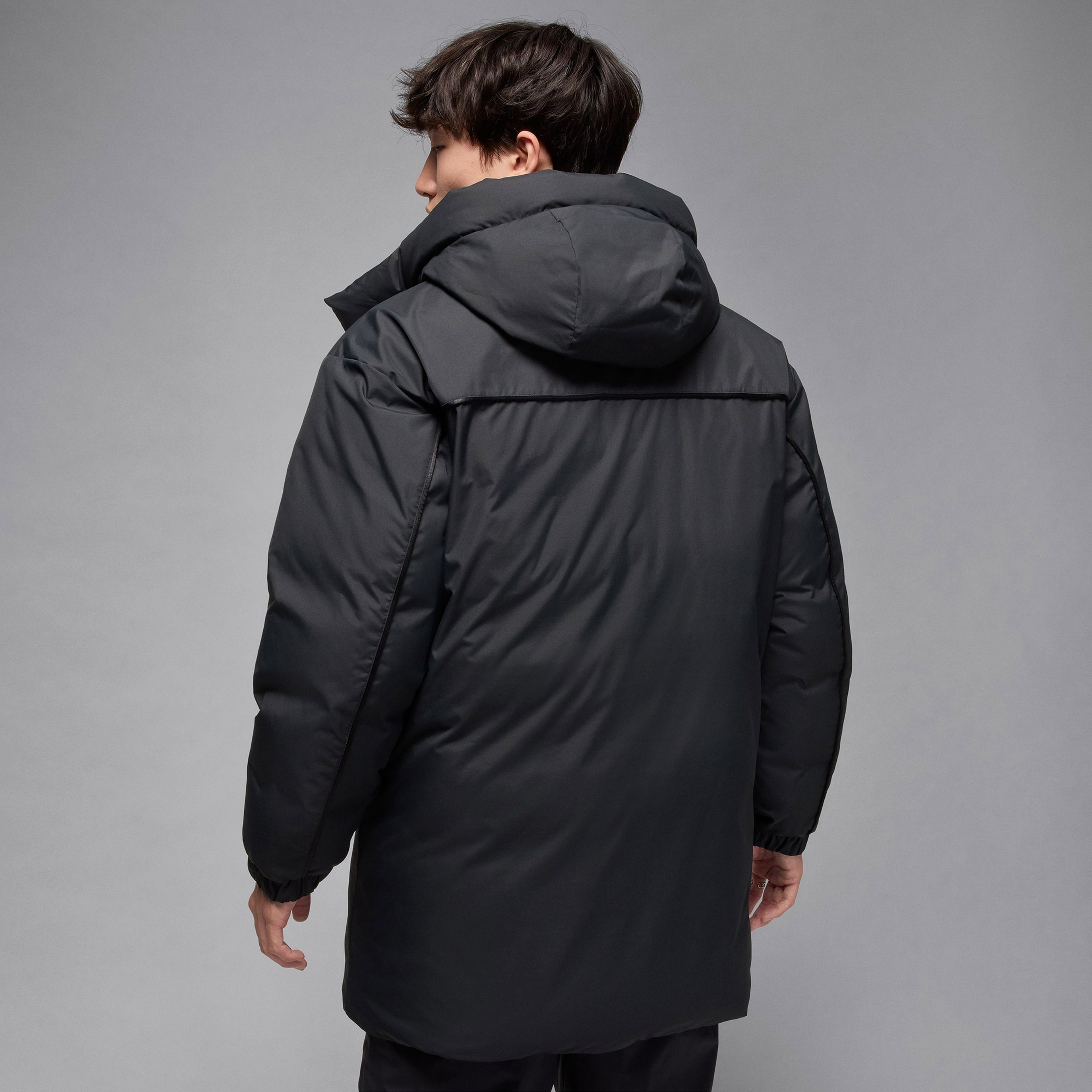 Jordan Flight Down Erkek Siyah Ceket