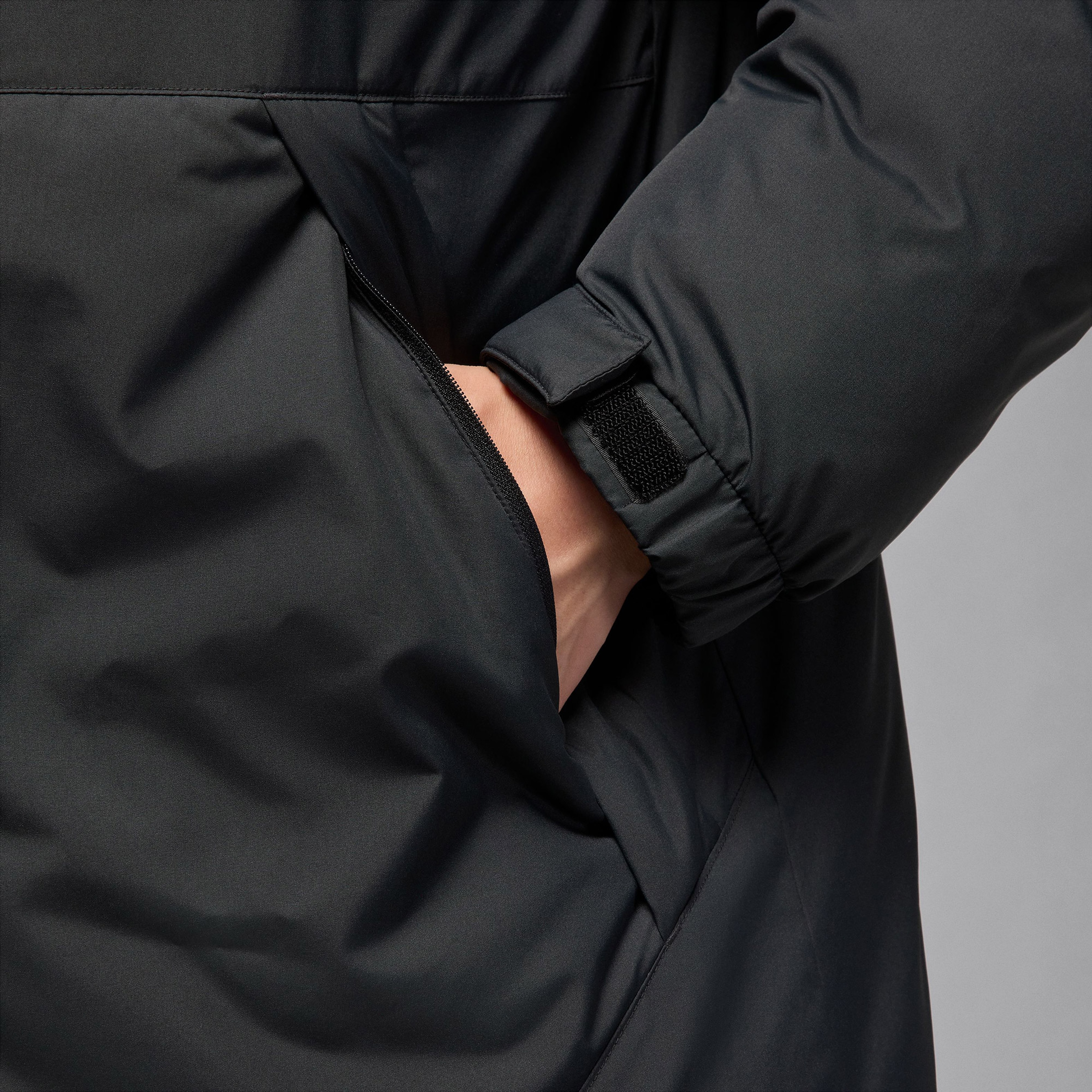 Jordan Flight Down Erkek Siyah Ceket