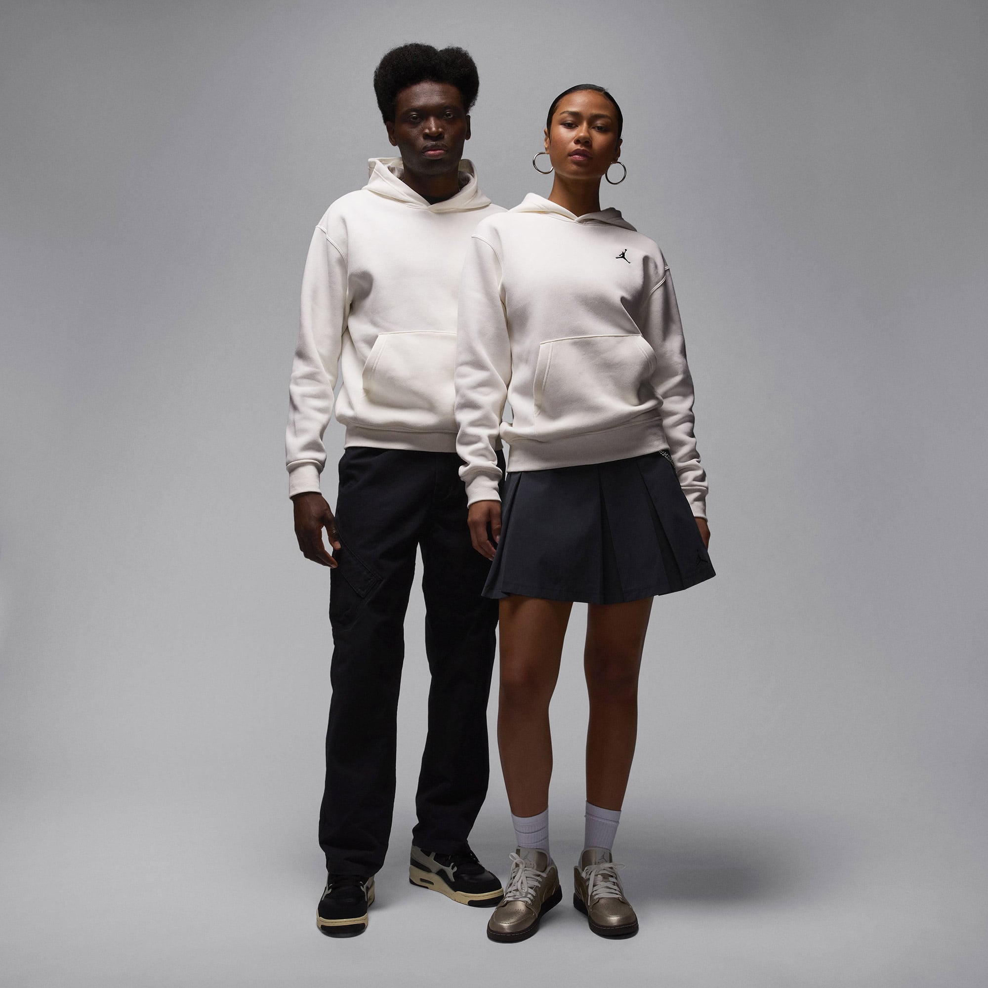 Jordan Brooklyn Fleece Erkek Krem Rengi Sweatshirt