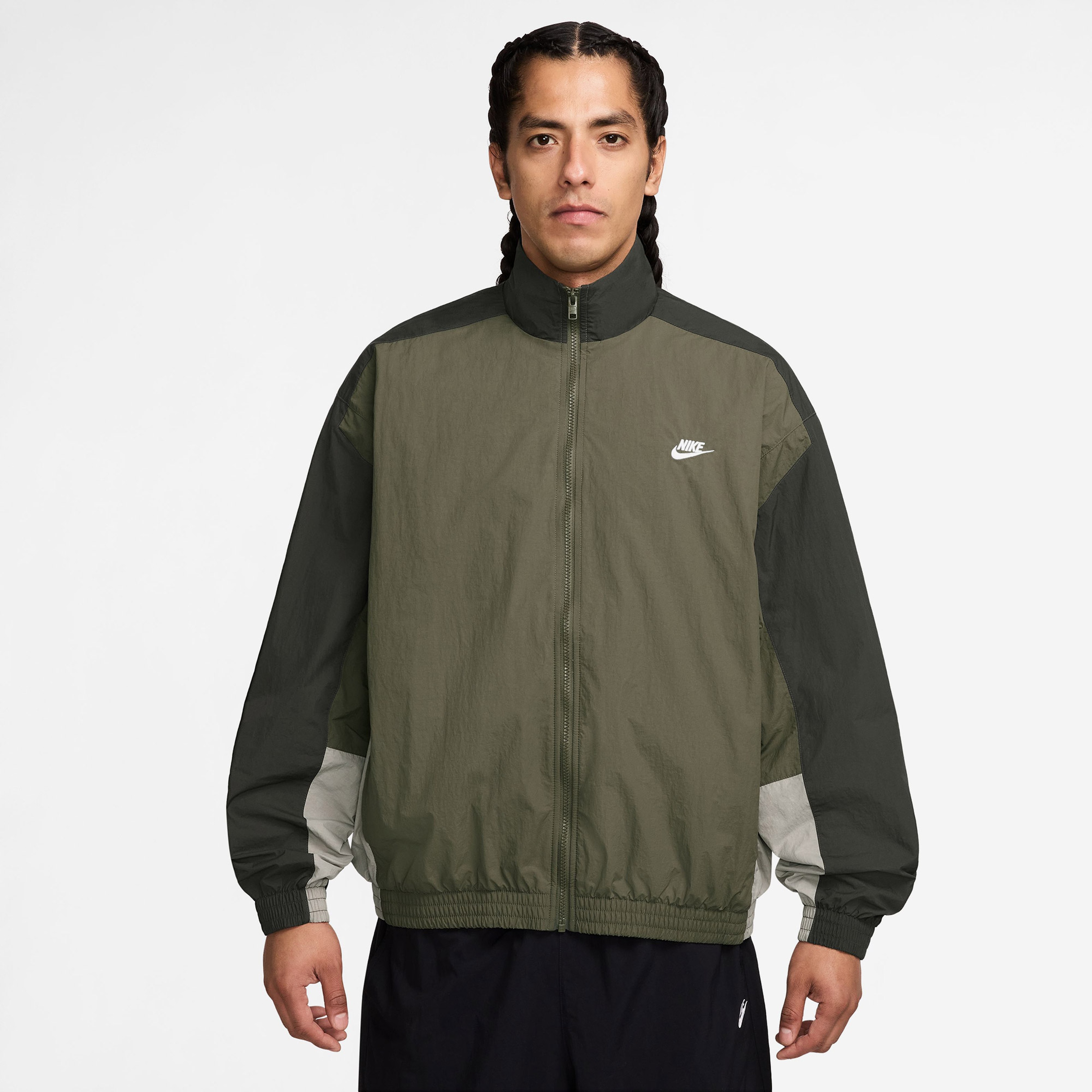Nike Club Wvn Trk Jkt Os Erkek Beyaz Ceket