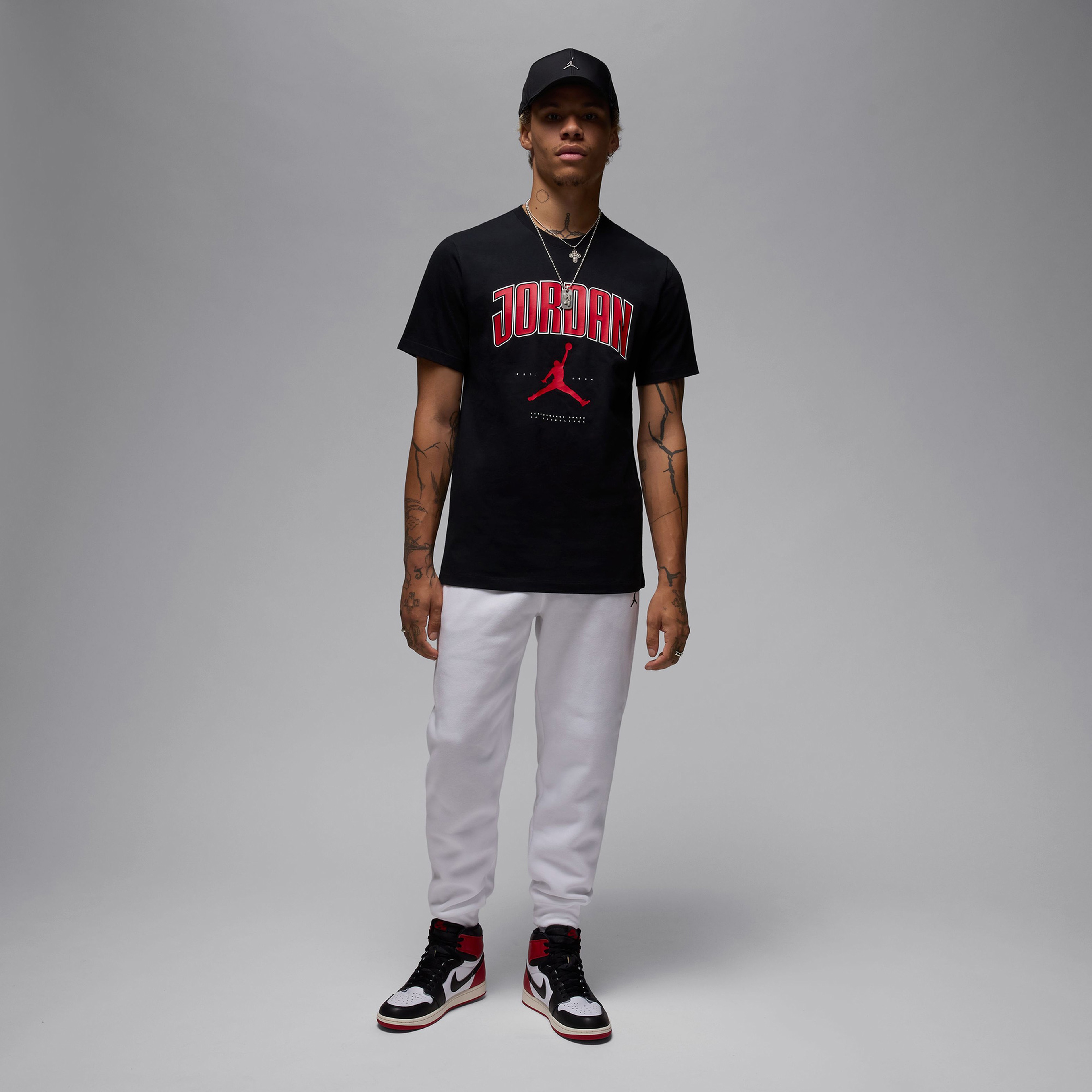Jordan City 88 Erkek Siyah T-Shirt