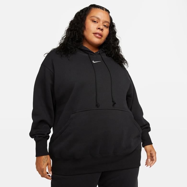 Nike Sportswear Phoenix Fleece Kadın Siyah Hoodie