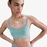 Nike Df Alate Trace Bra Kadın Beyaz Bra