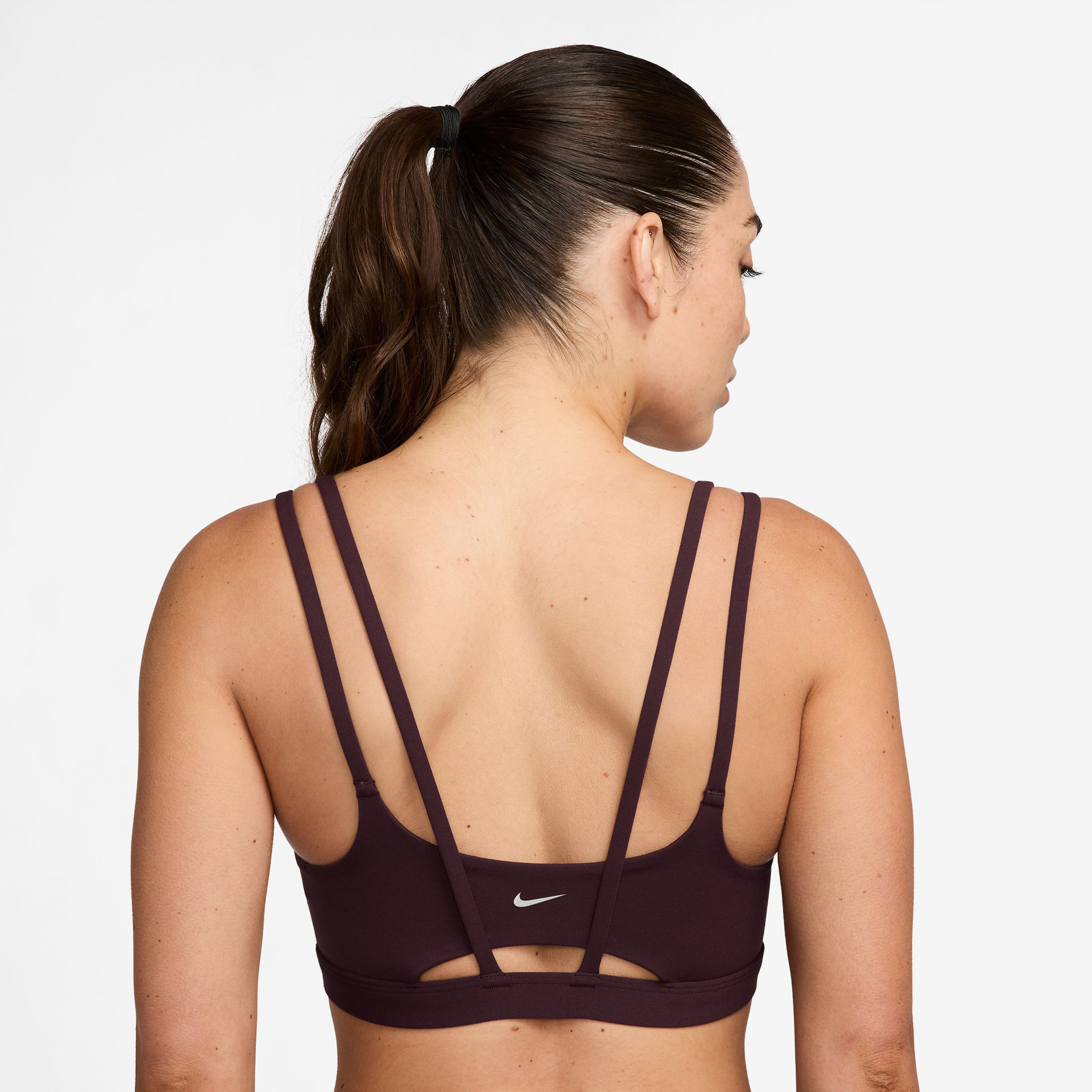 Nike Df Alate Trace Bra Kadın Beyaz Bra