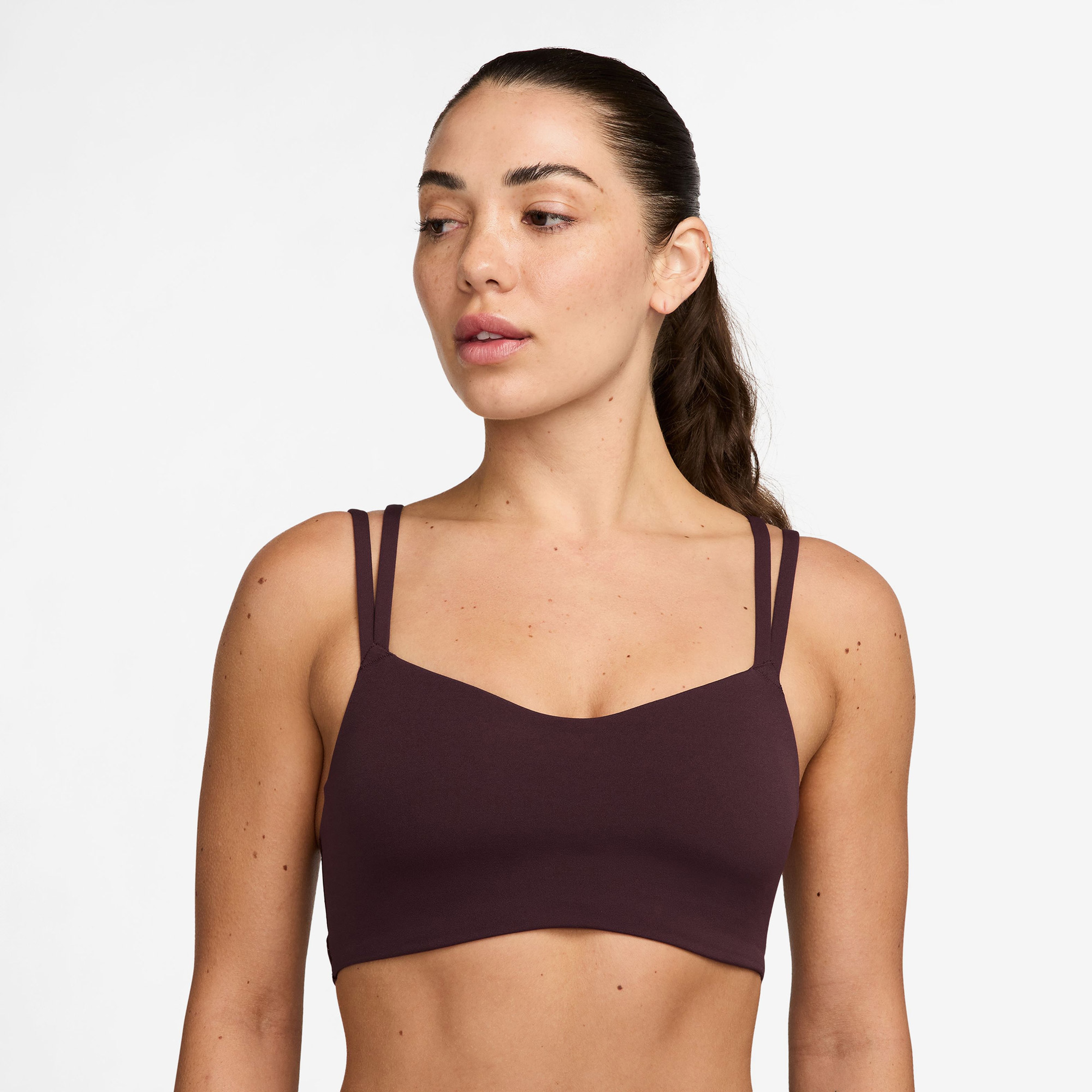 Nike Df Alate Trace Bra Kadın Beyaz Bra