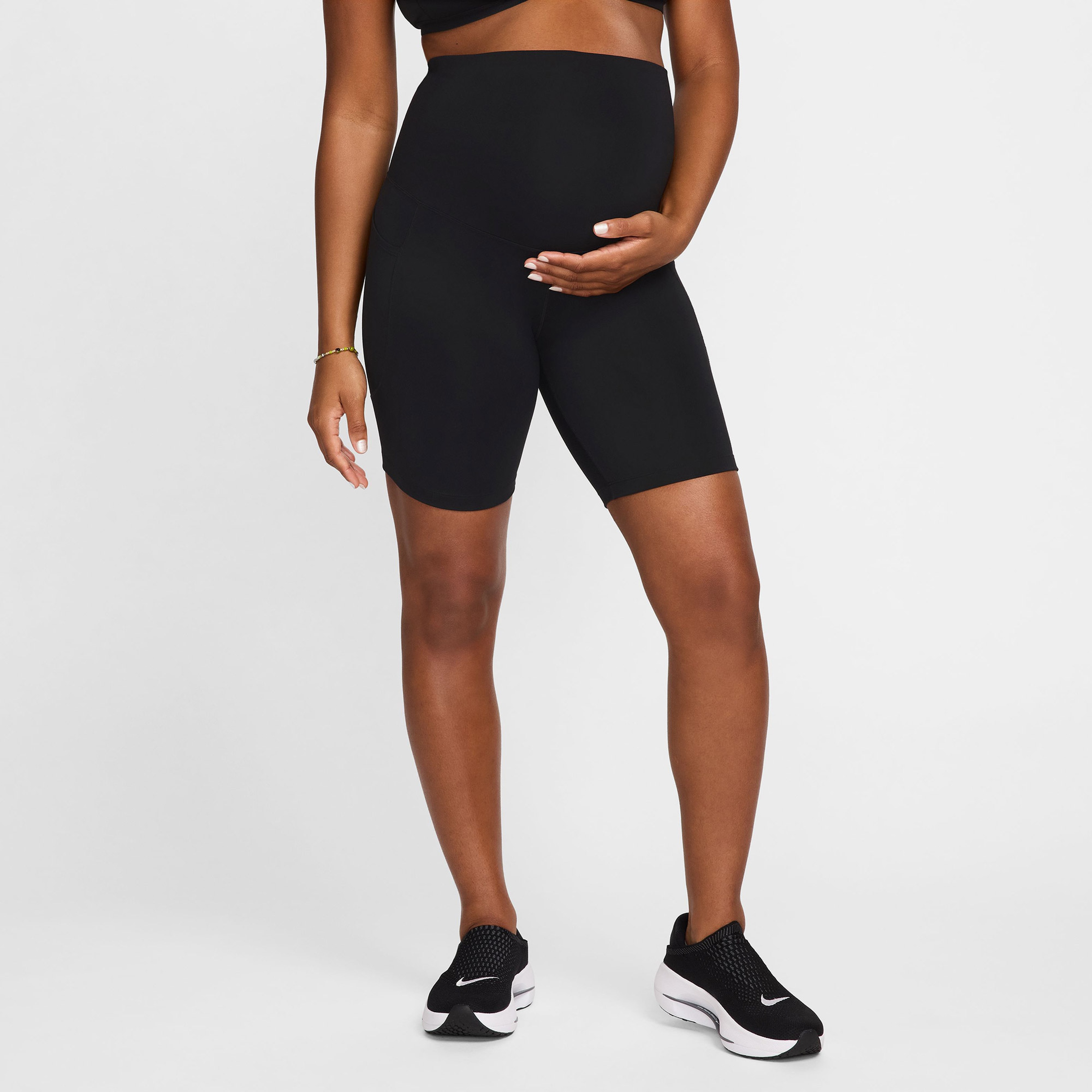 Nike (M) Df One Hr 8in Short Kadın Siyah Tayt