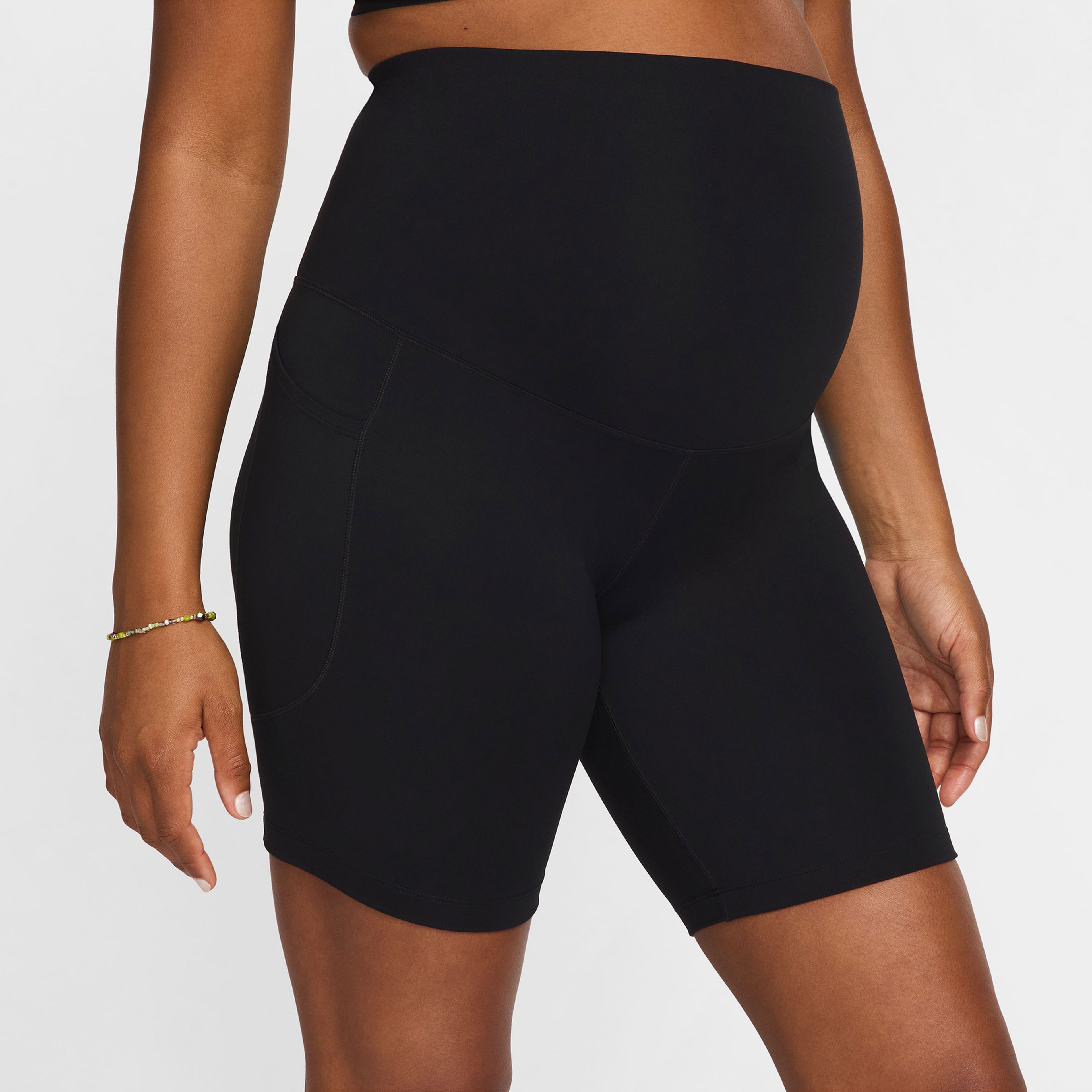 Nike (M) Df One Hr 8in Short Kadın Siyah Tayt