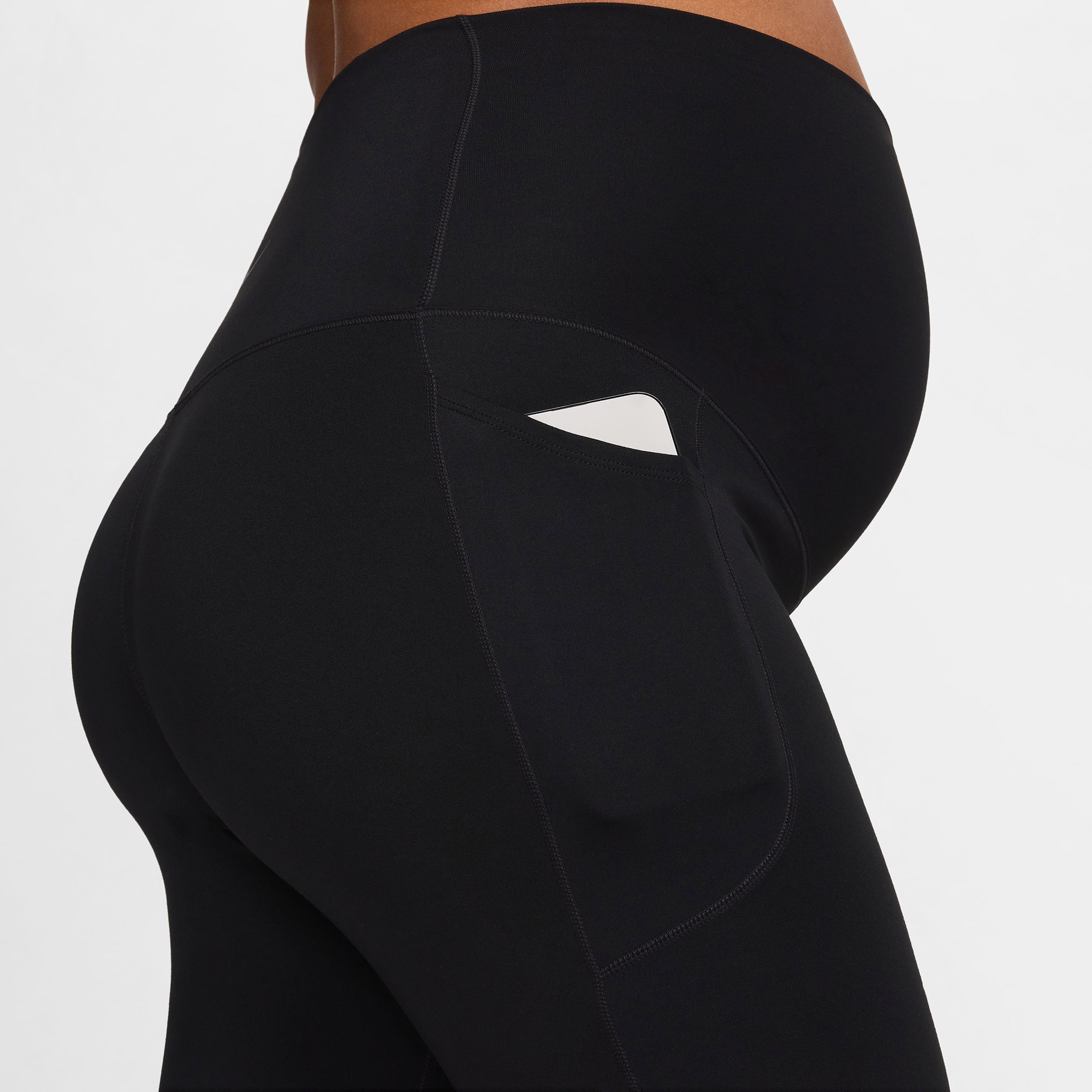 Nike (M) Df One Hr 8in Short Kadın Siyah Tayt