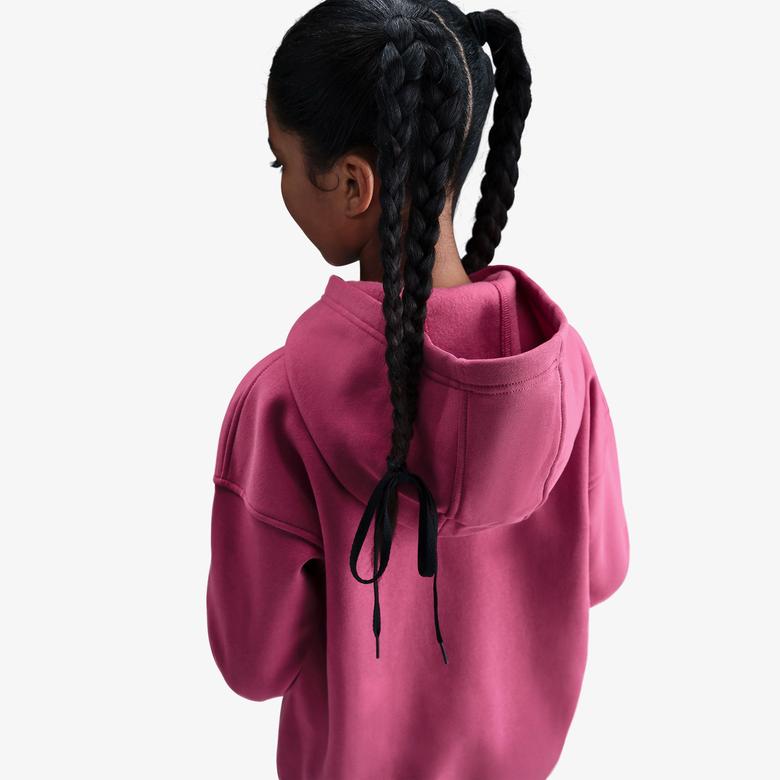 Nike Sportswear Club Fleece Genç Çocuk Pembe Sweatshirt