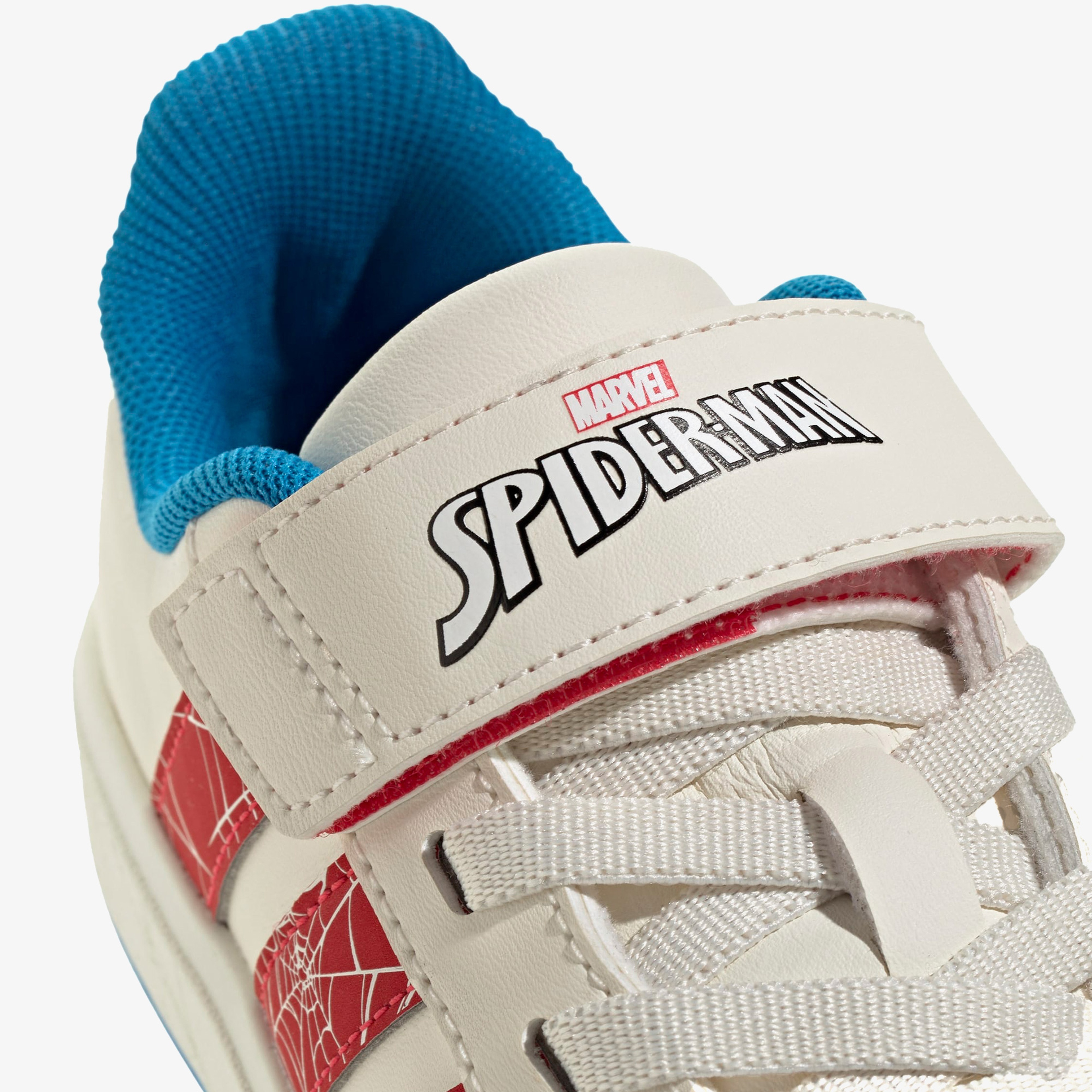 adidas Grand Court Spider-Man El K Çocuk Beyaz Spor Ayakkabı