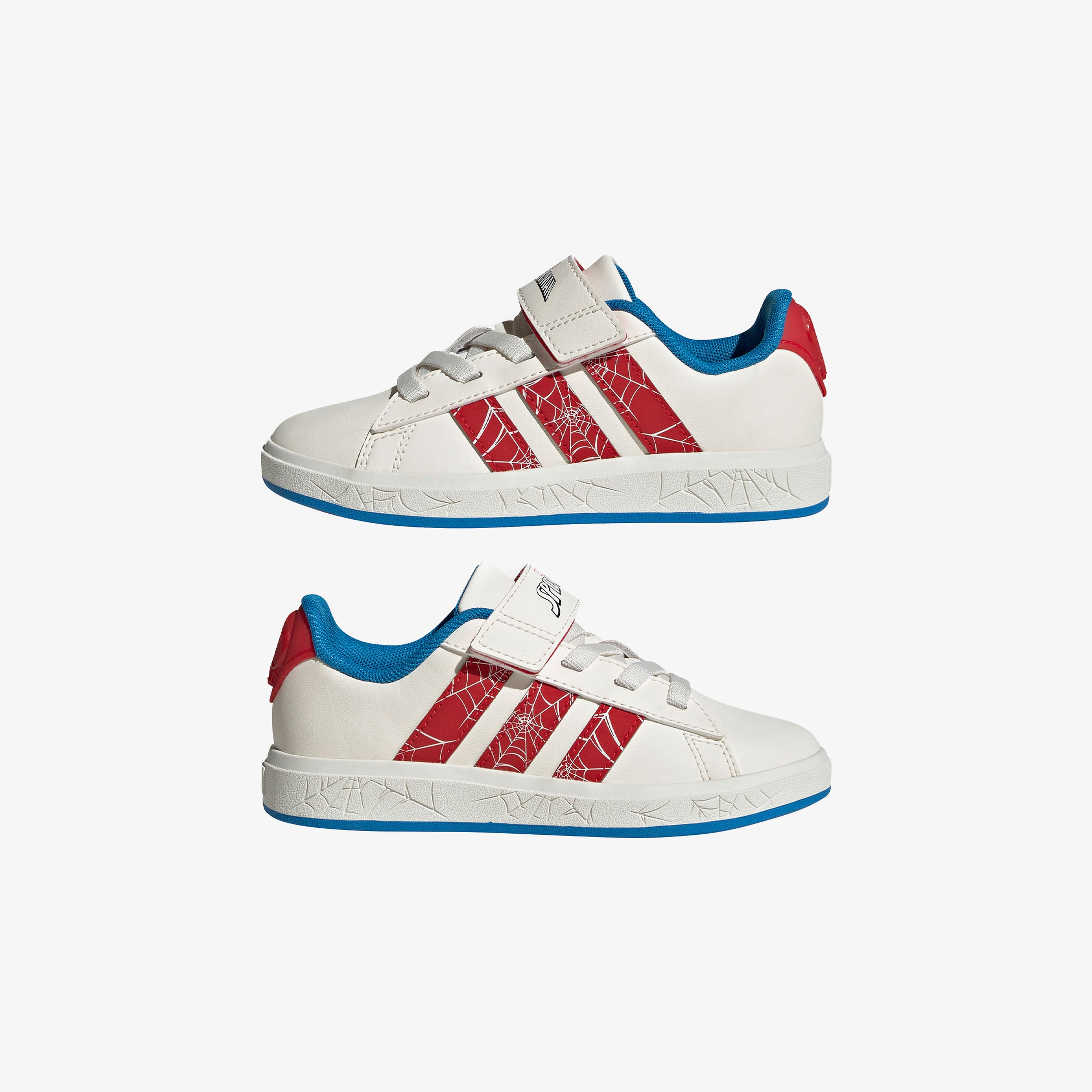 adidas Grand Court Spider-Man El K Çocuk Beyaz Spor Ayakkabı
