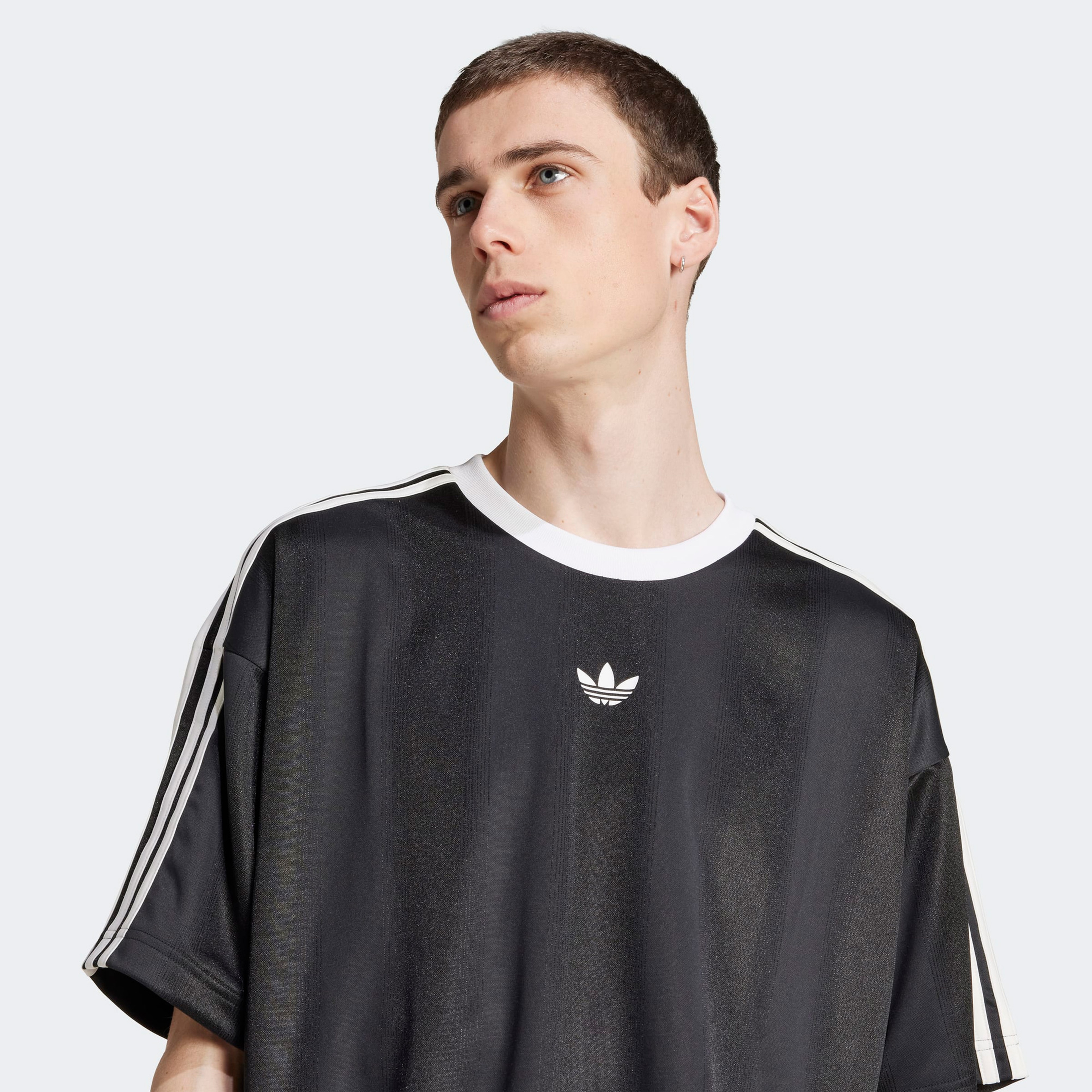 adidas Jacquard Erkek Siyah T-Shirt