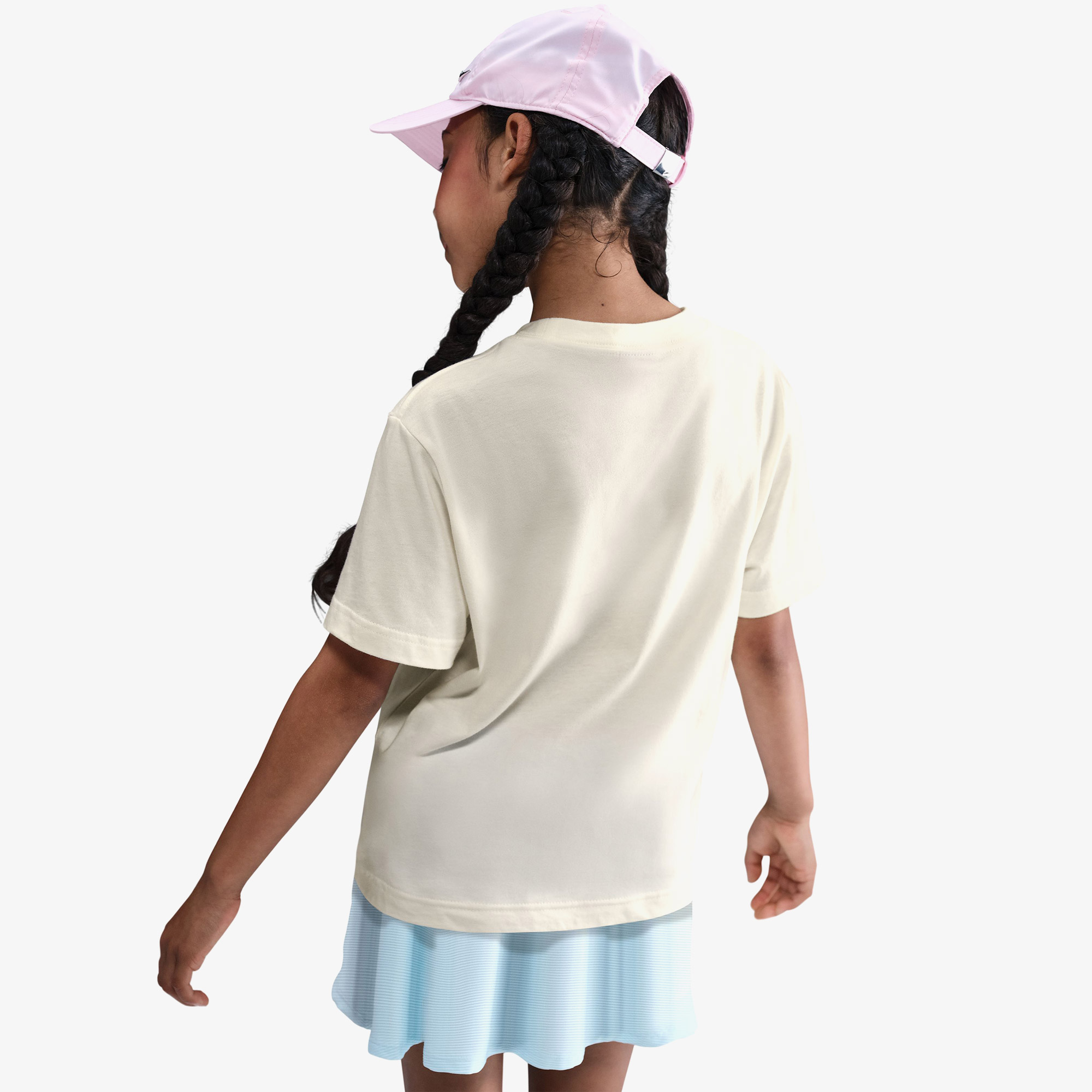 Nike Sportswear Trend Genç Çocuk Krem Rengi T-Shirt