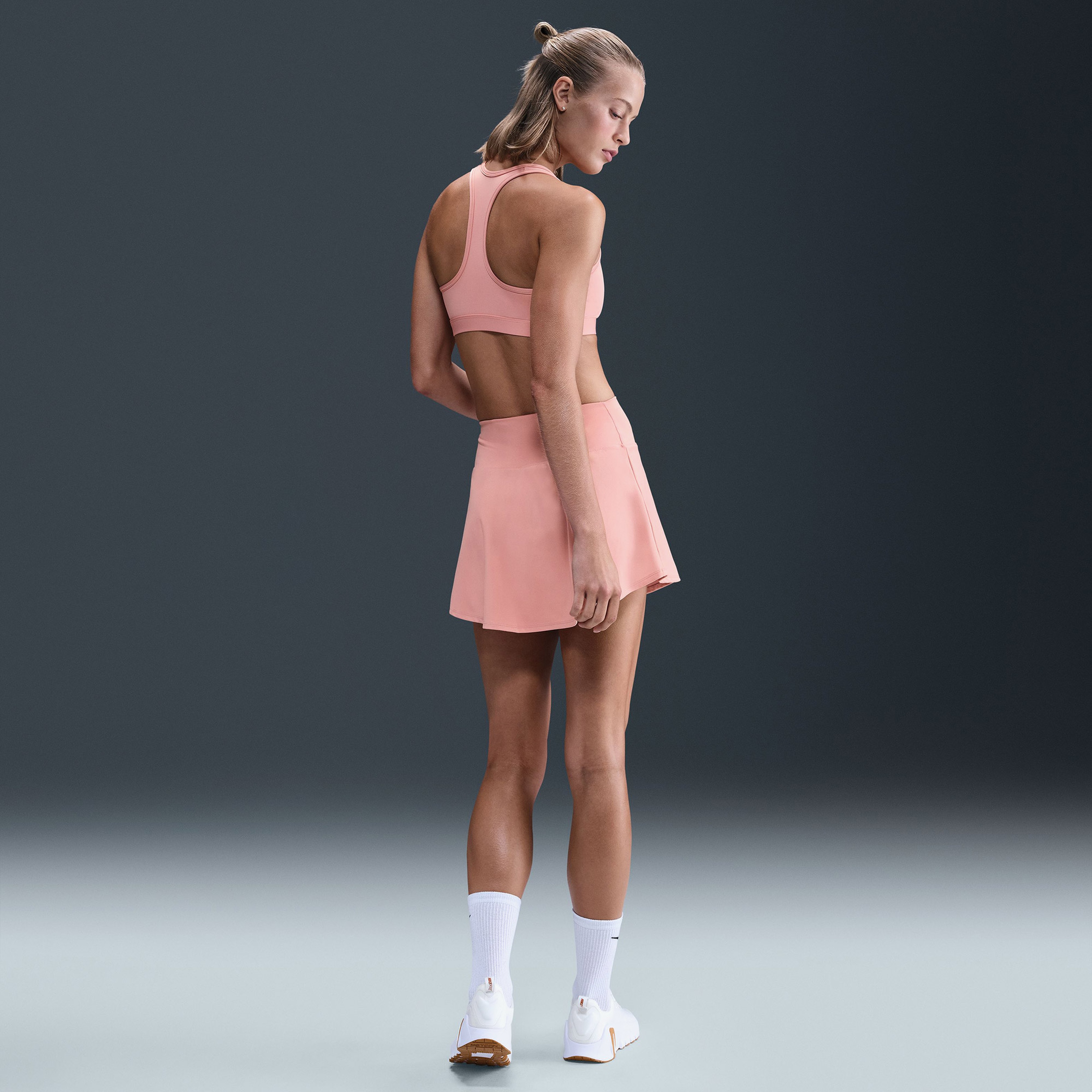 Nike One Df Hr Skirt Cpsl Spd Kadın Beyaz SORT