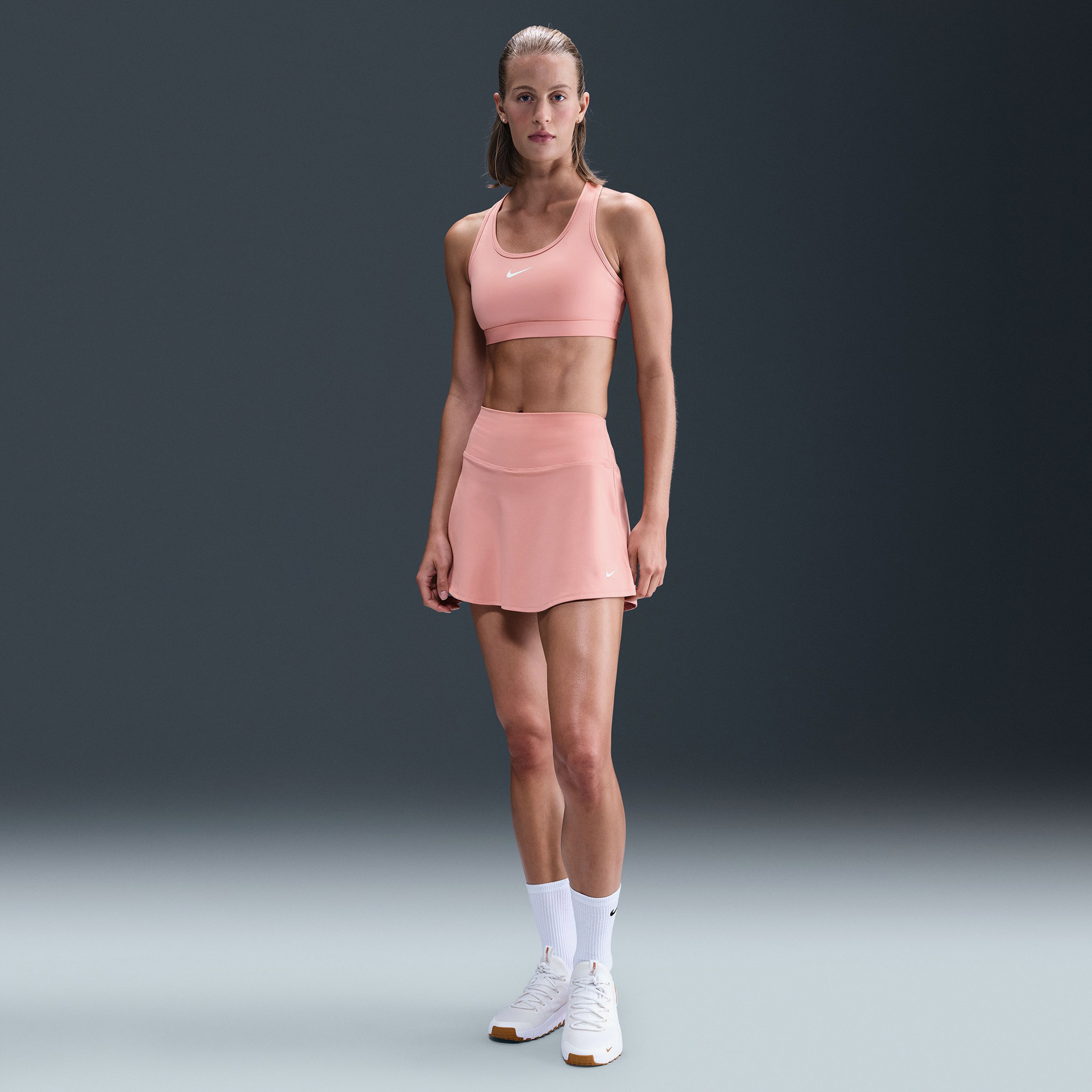 Nike One Df Hr Skirt Cpsl Spd Kadın Beyaz SORT