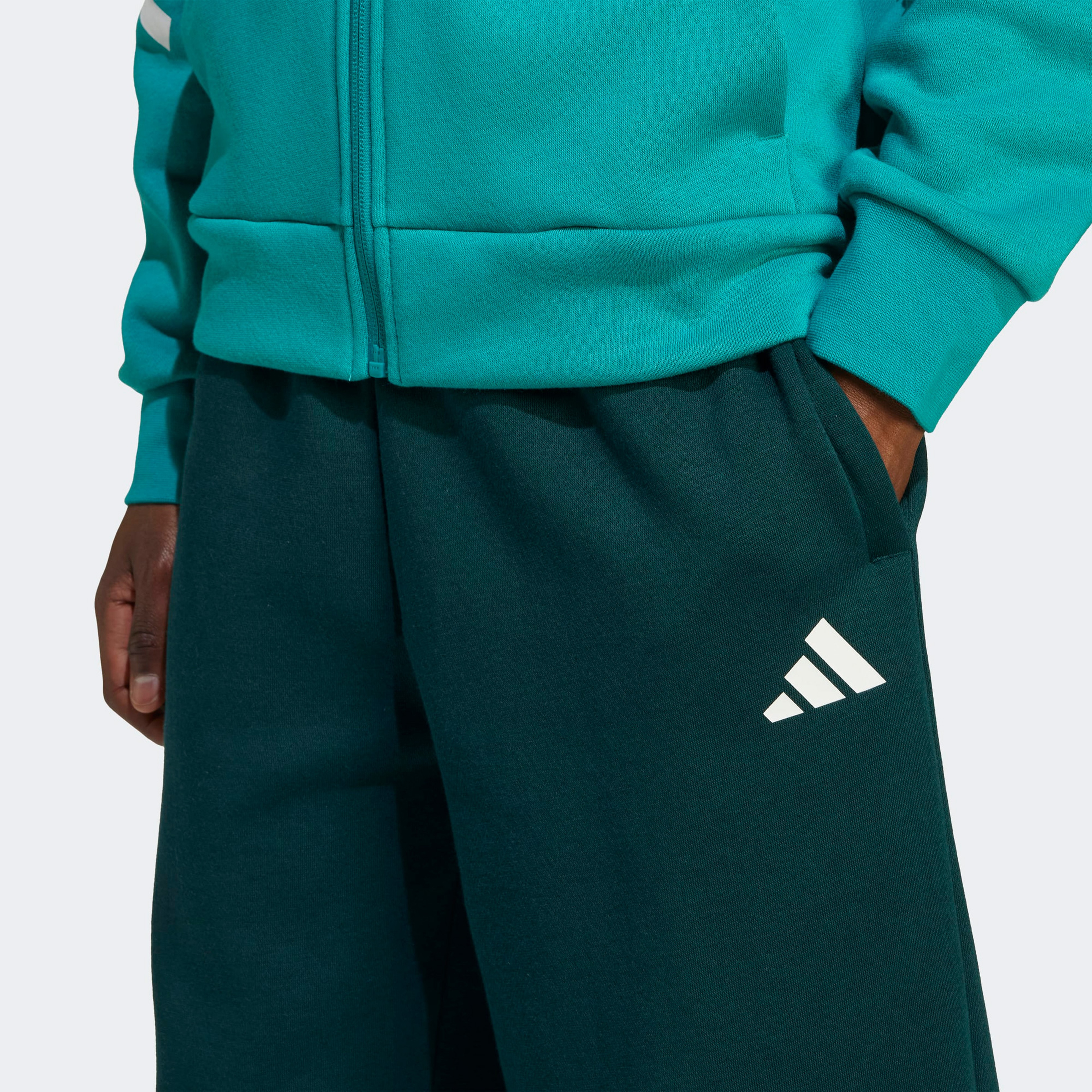 adidas J Fi 3S Ts Çocuk Yeşil Eşofman Takımı